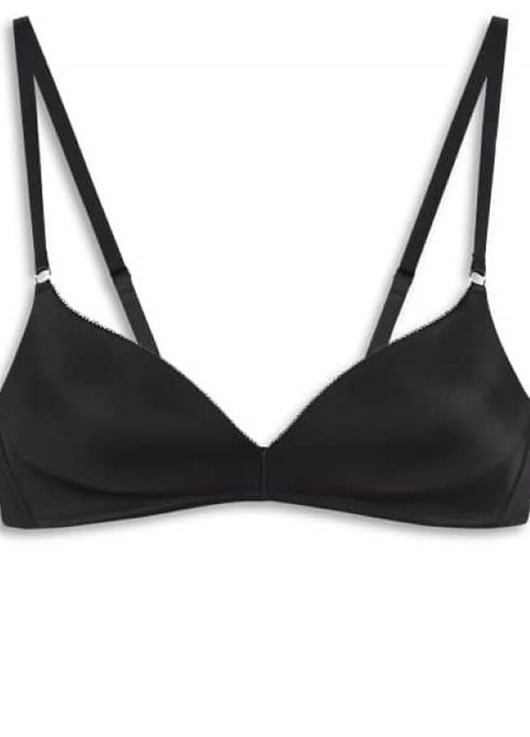 Чёрный бюстгальтер C&A без косточек полиамид