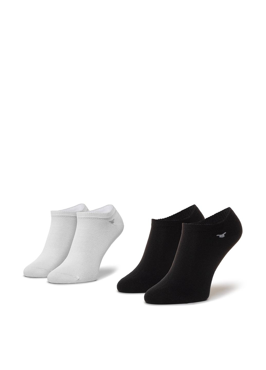 Шкарпетки чоловічі Tom Tailor 90190C 43-46 WHITE/BLACK Tom Tailor 90190c 43-46 white/black без ущільненого носка однотонні чорно-білі повсякденні