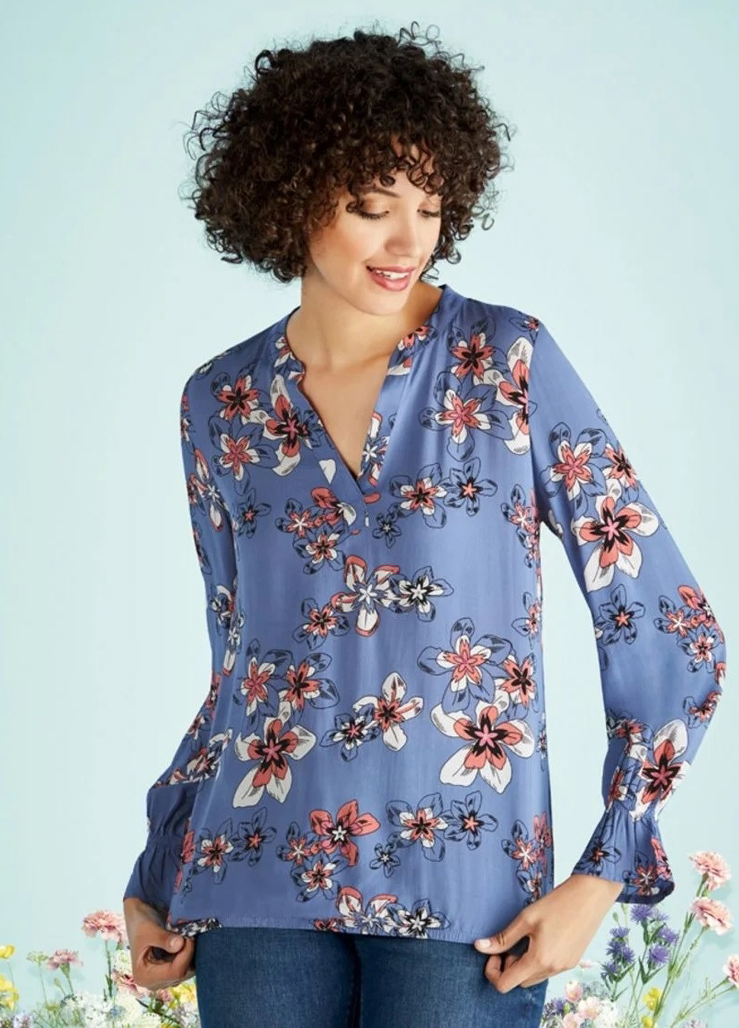 Голубая блуза Esmara