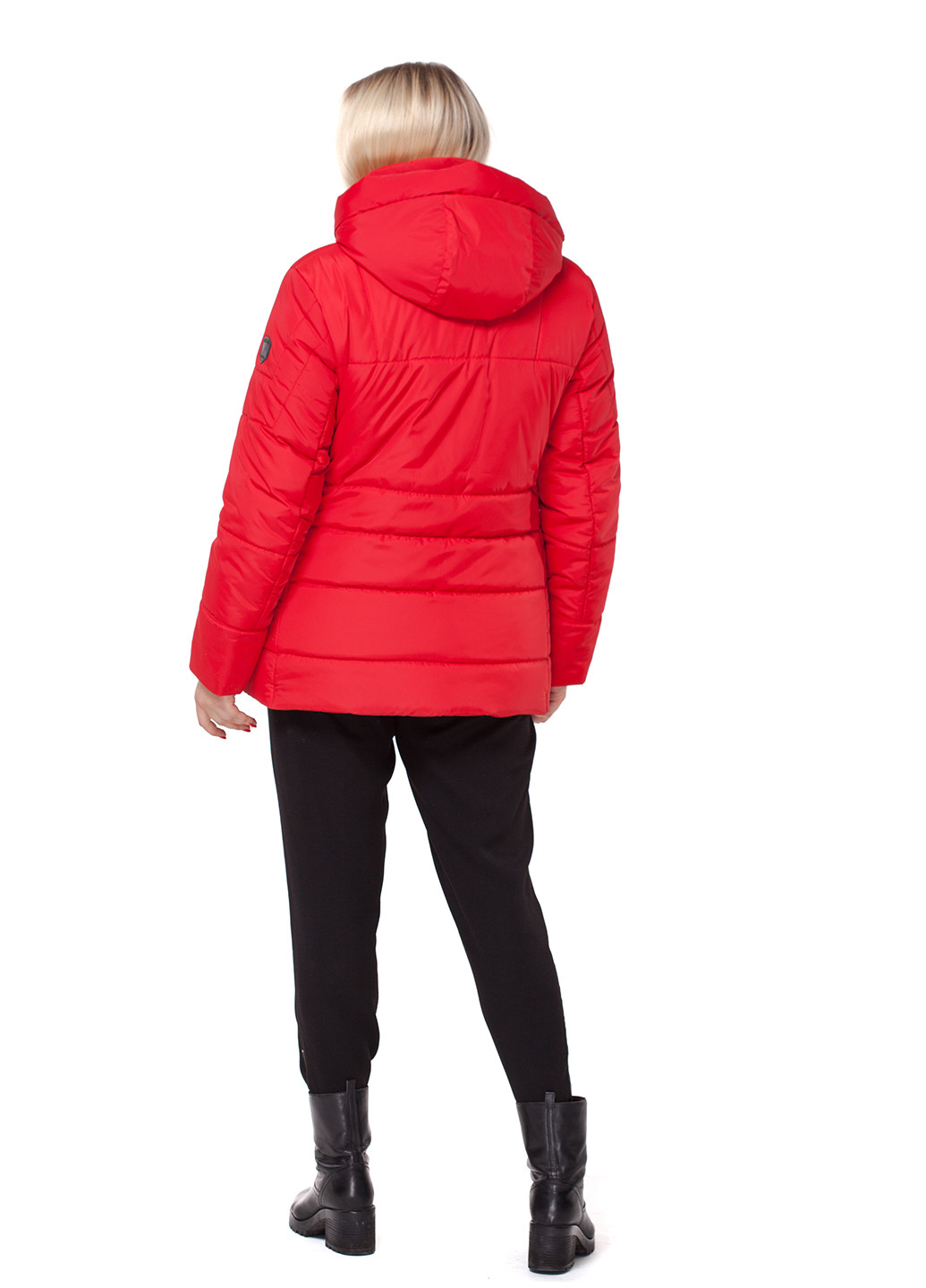 Красная зимняя куртка R&G