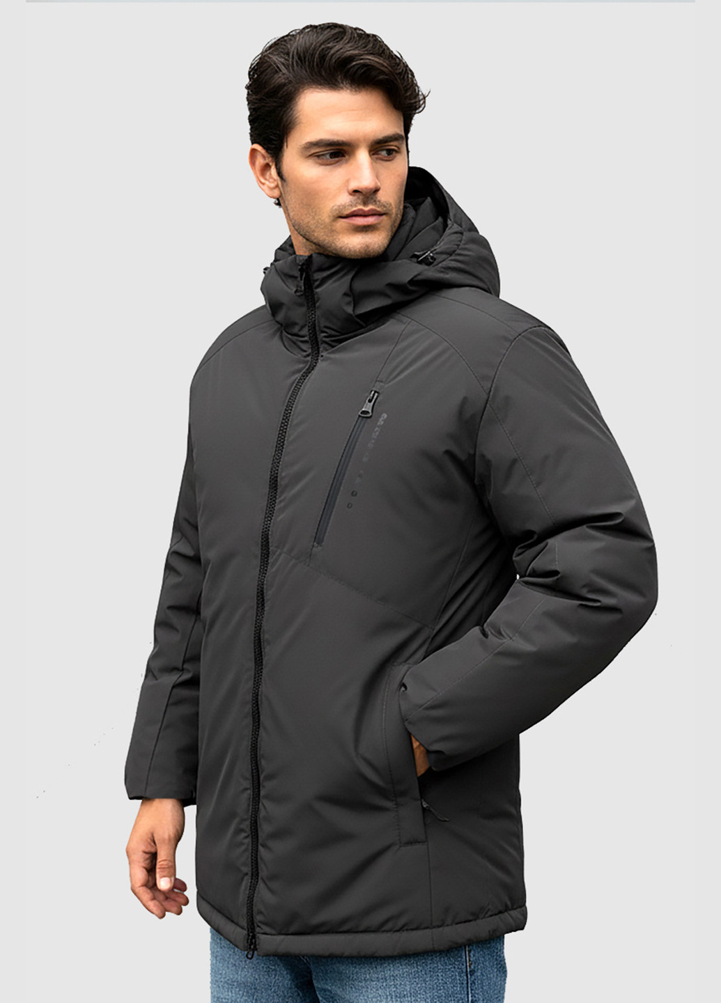 Сіра демісезонна куртка Sun's House