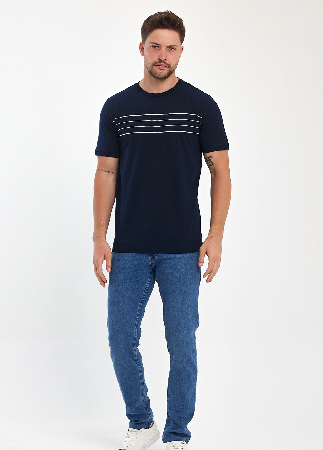 Темно-синяя футболка Trend Collection
