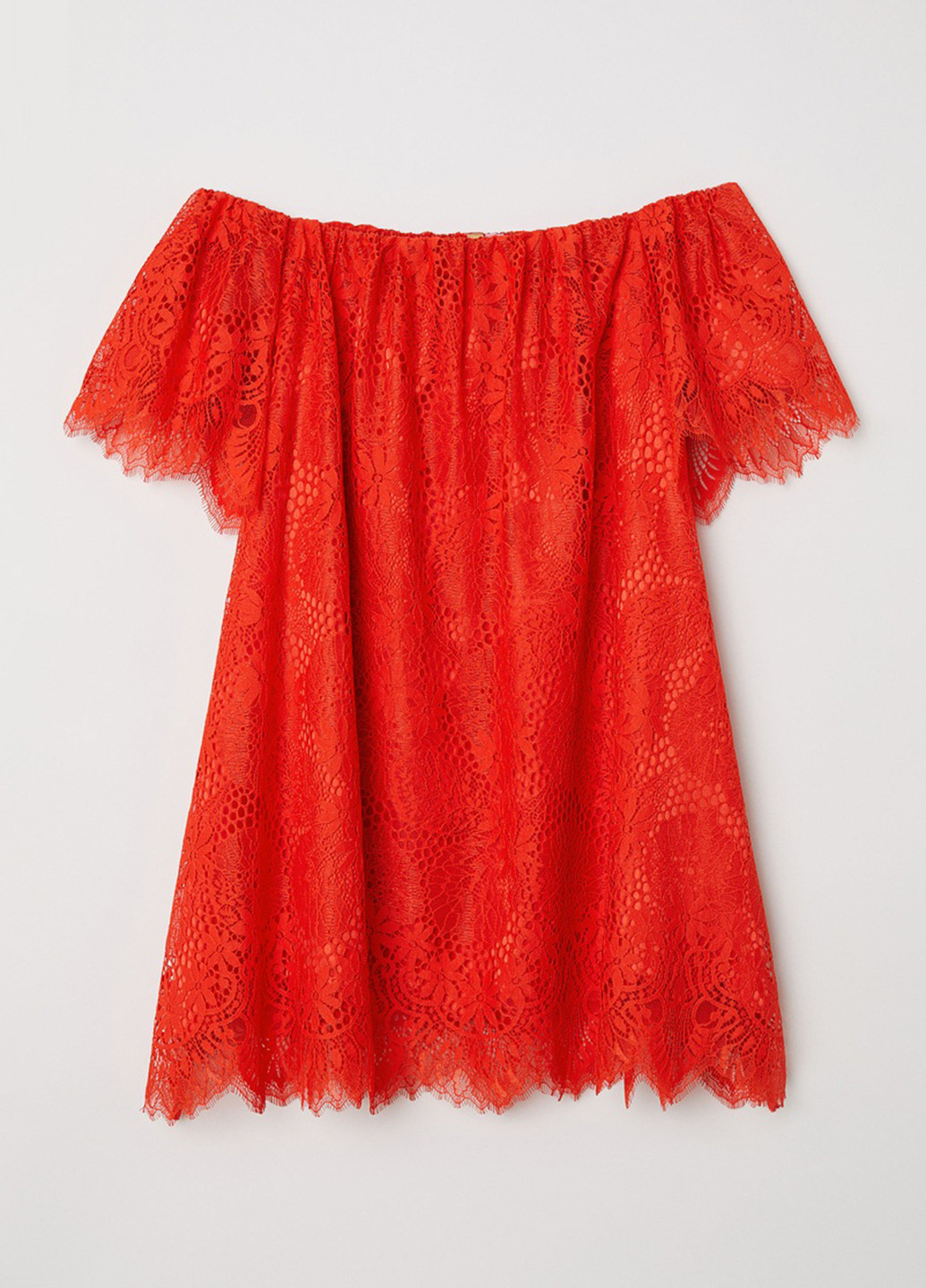 Червона кежуал платье H&M фактурна