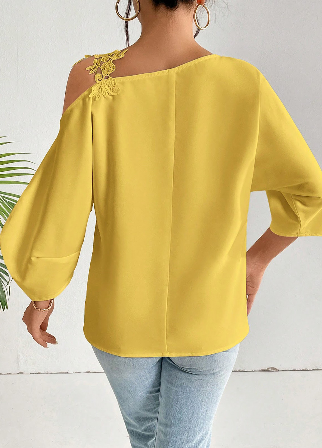 Жовта блуза SHEIN