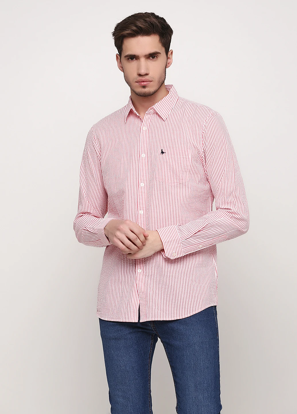 Белая кэжуал рубашка в полоску Jack Wills