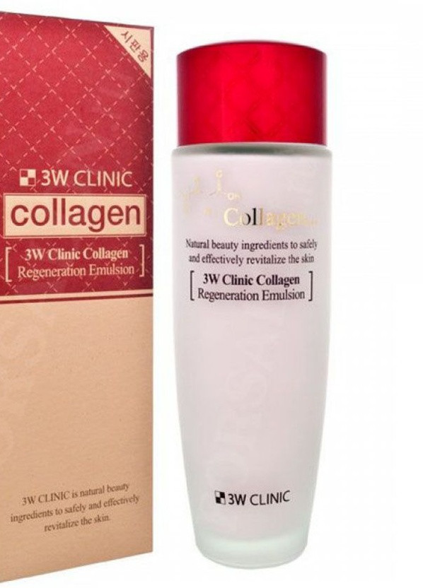 Collagen Regeneration Emulsion Эмульсия для лица с коллагеном, 150 мл 3W Clinic (236272567)