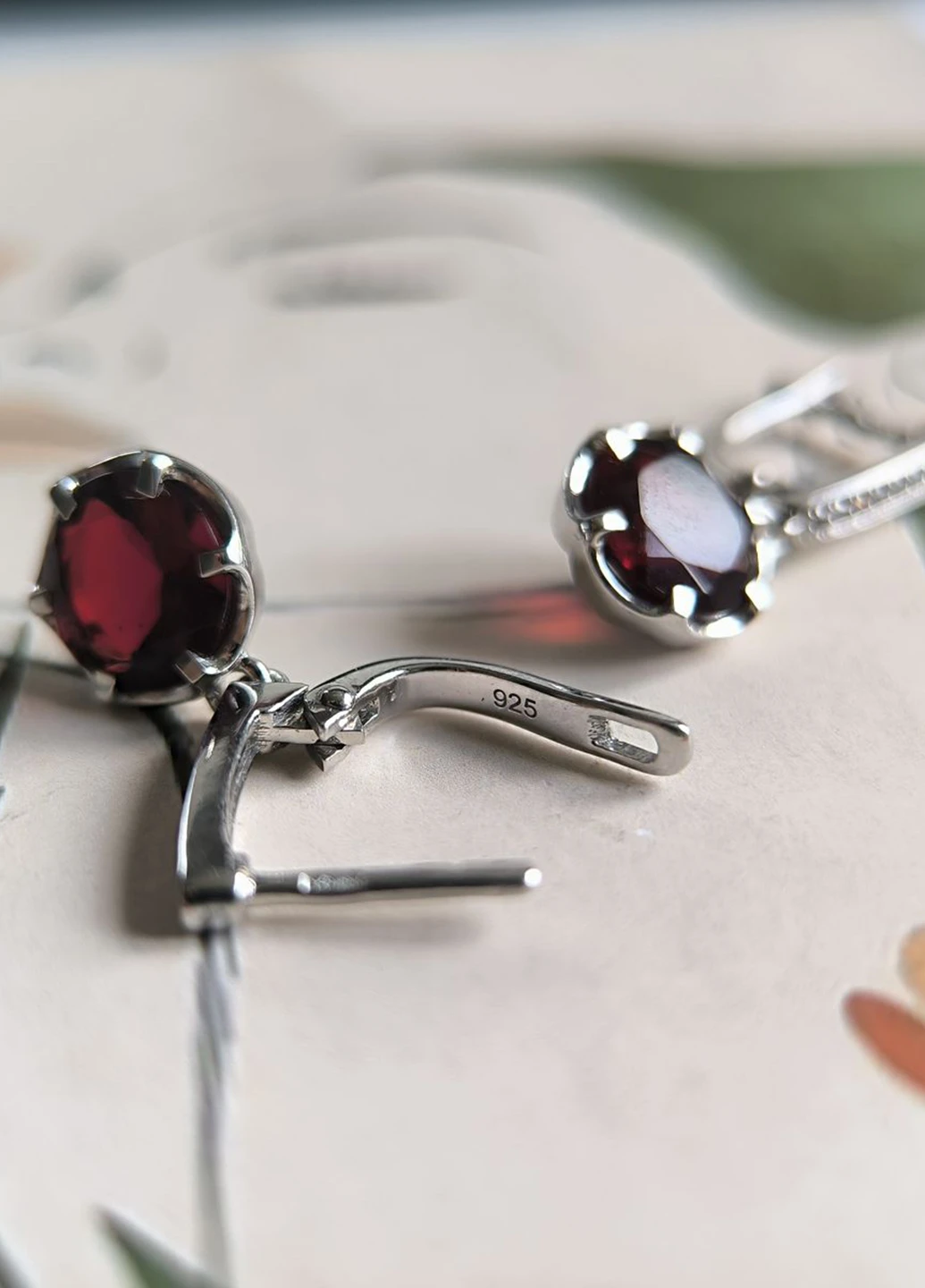 Серьги Silver Flame (354214691)