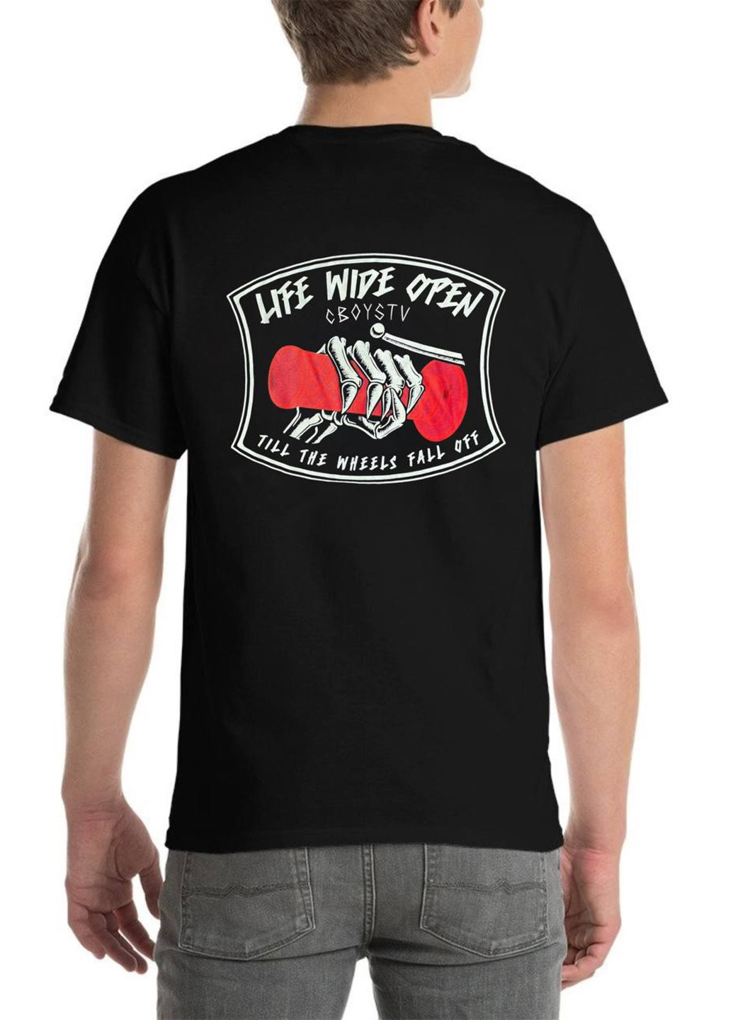 Чорна футболка Life