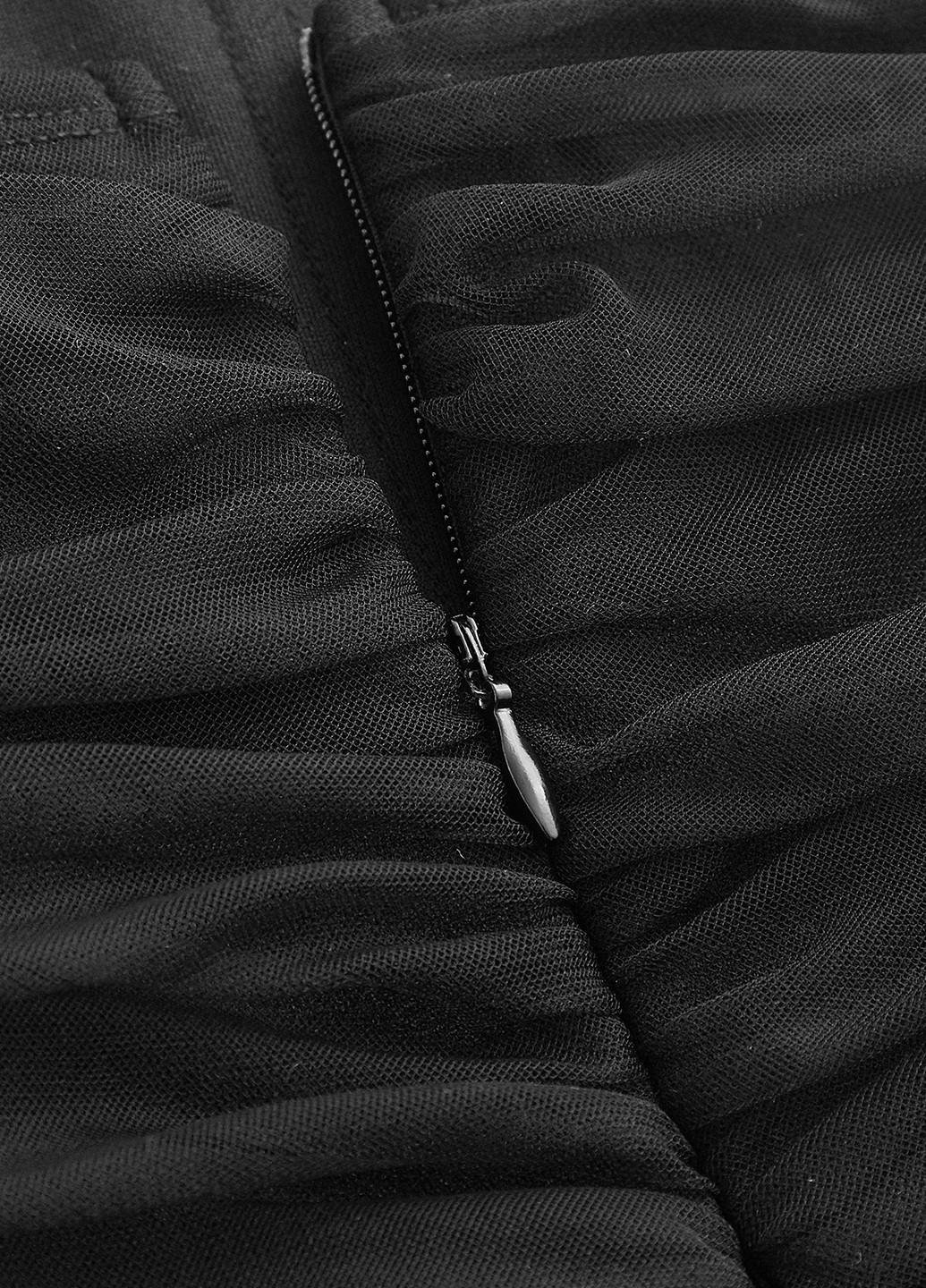 Чорна вечірня сукня бандо SHEIN однотонна