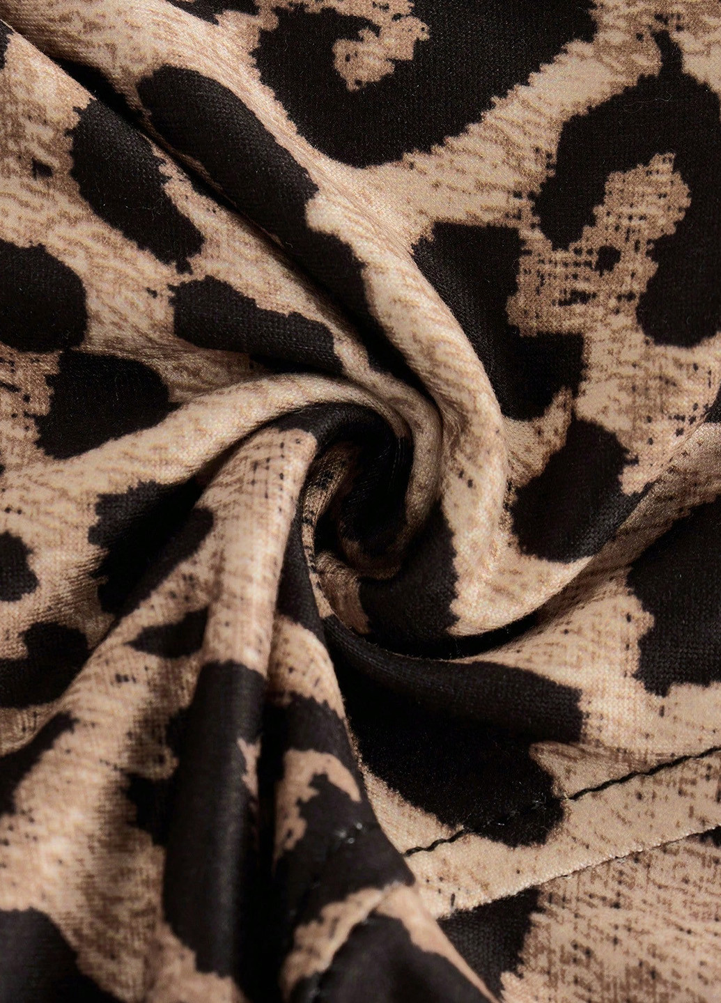 Разноцветная кэжуал леопардовая юбка SHEIN