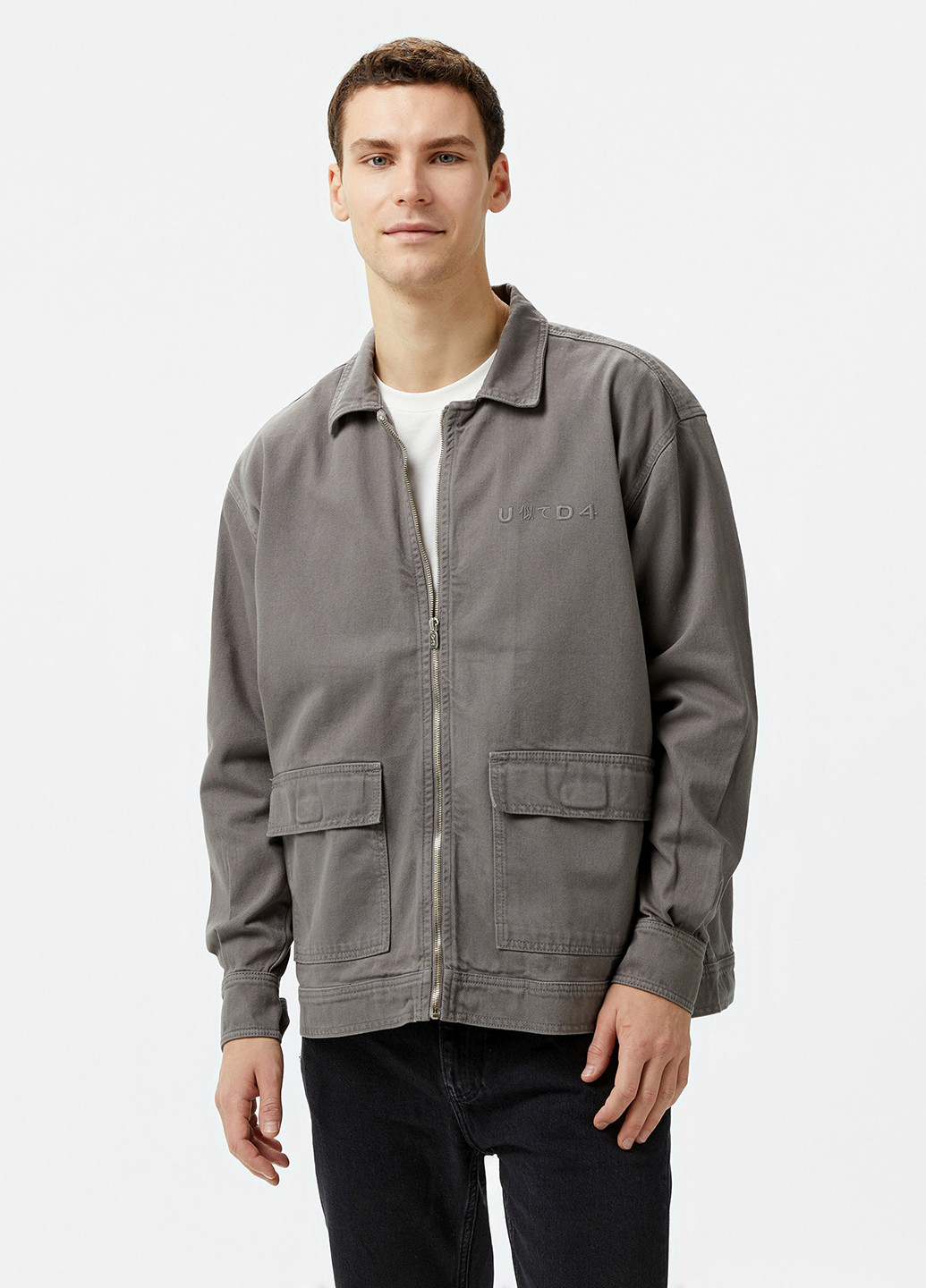 Серая демисезонная куртка UNITED4