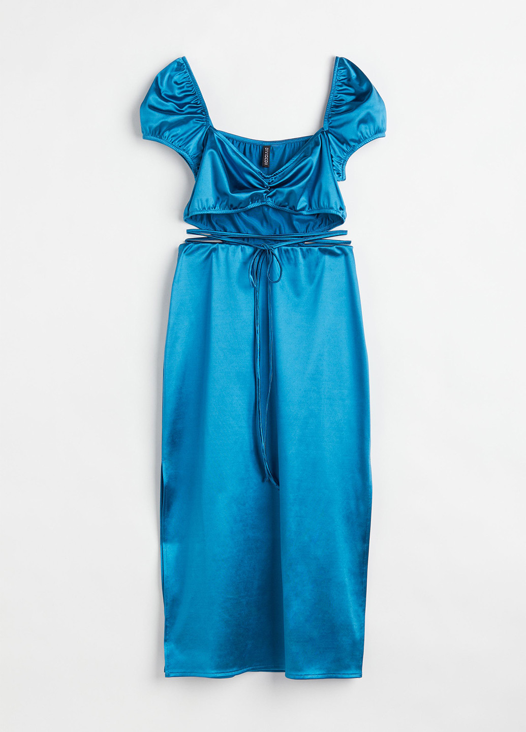 Синя кежуал сукня H&M однотонна