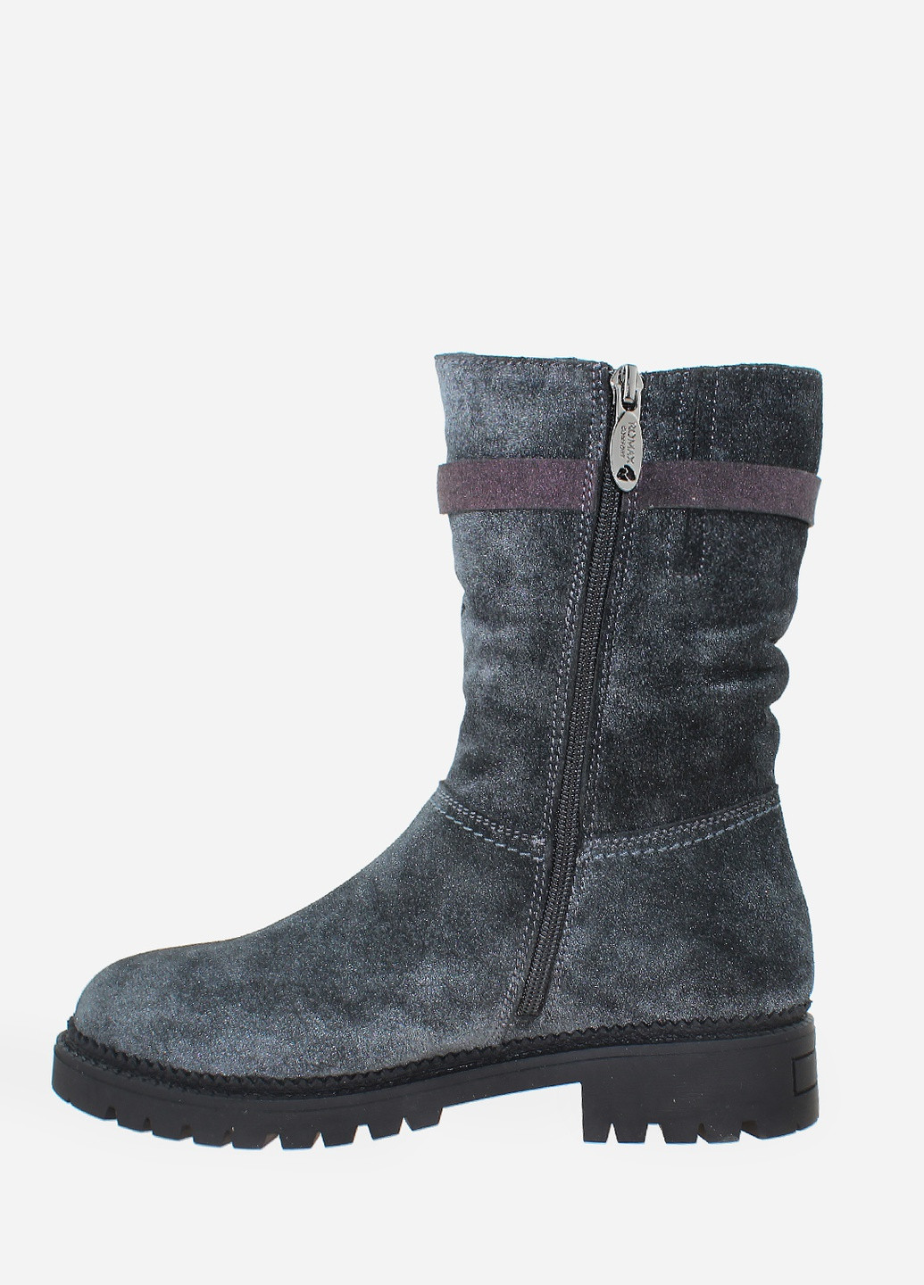 Серые зимние полусапоги rr1038-11 серый Romax