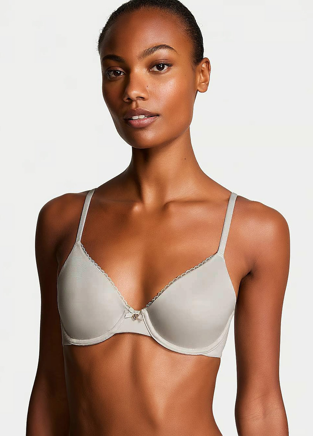 Серый демисезонный комплект (бюстгальтер, трусики) Victoria's Secret