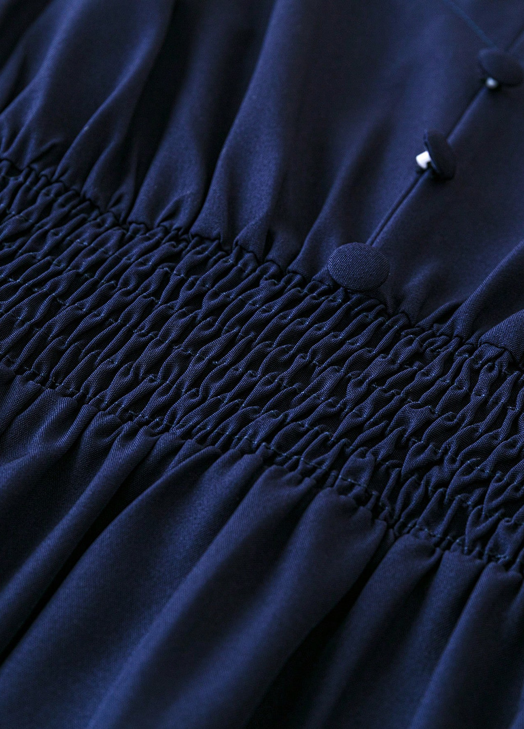 Темно-синее кэжуал платье клеш SHEIN однотонное