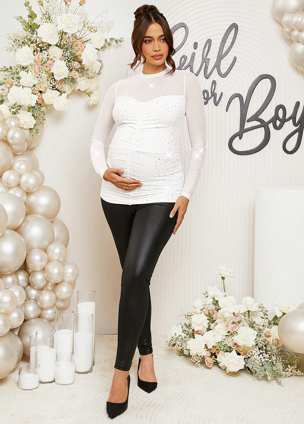 Лонгслів для вагітних SHEIN (343353263)