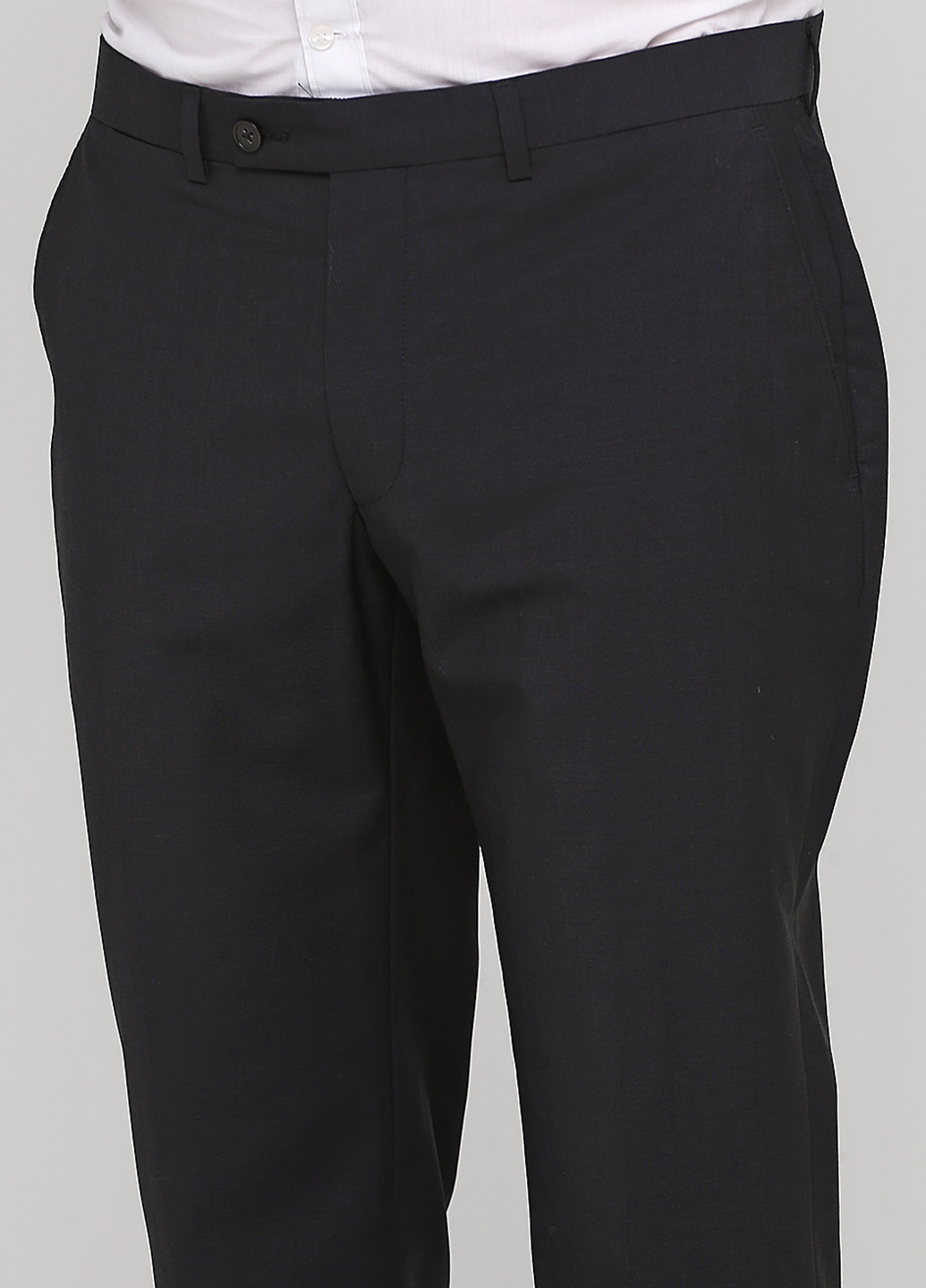 Темно-сірий демісезонний костюм (піджак, брюки) брючний Feraud