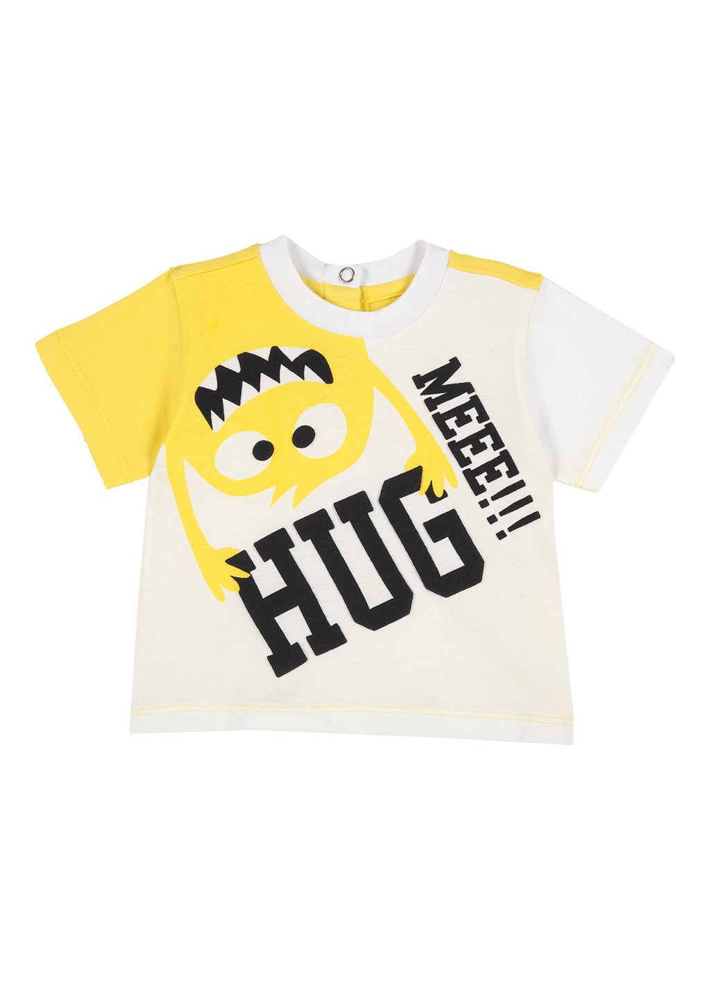 Светло-желтая летняя футболка Chicco