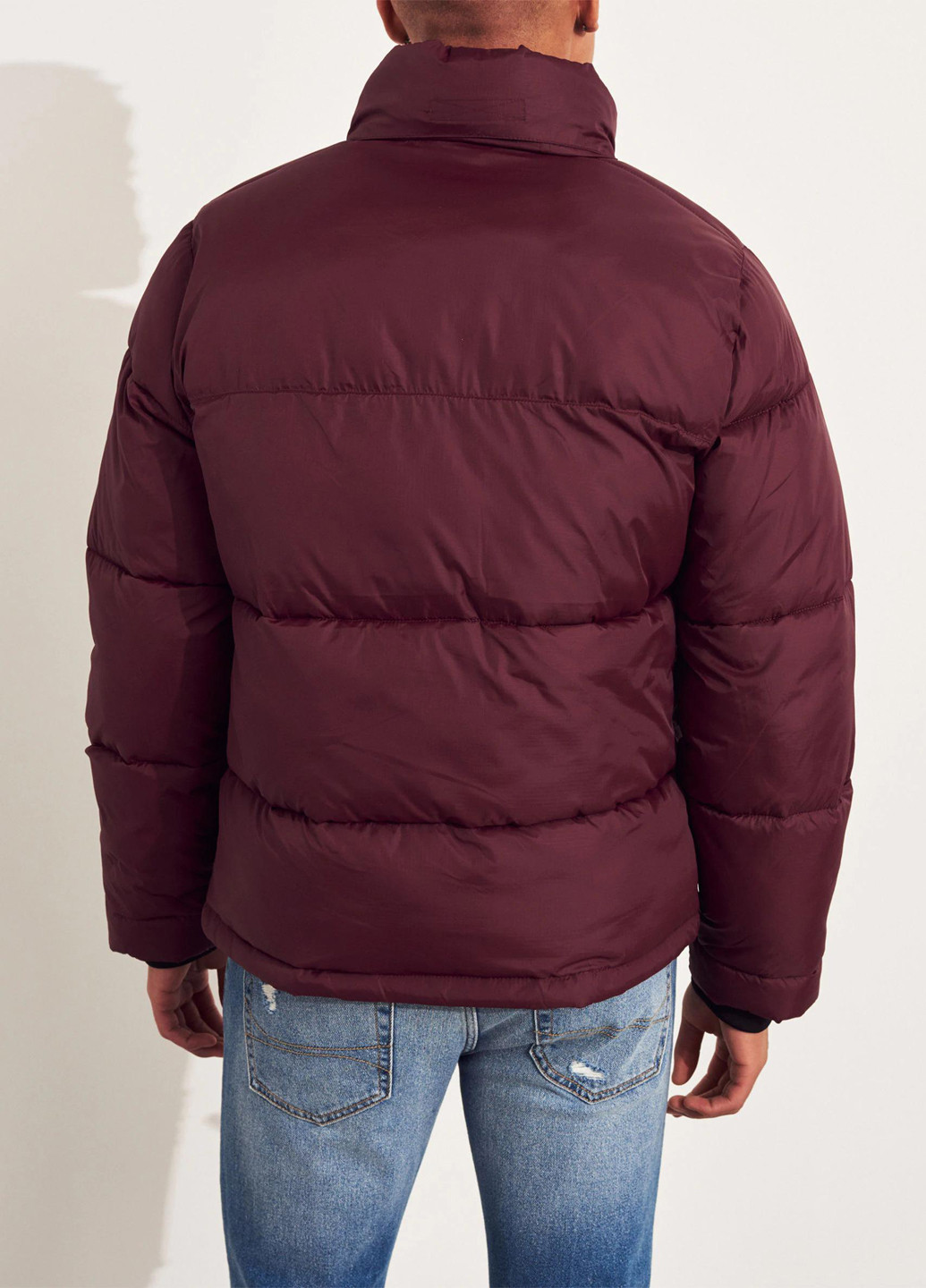 Бордова зимня куртка Hollister