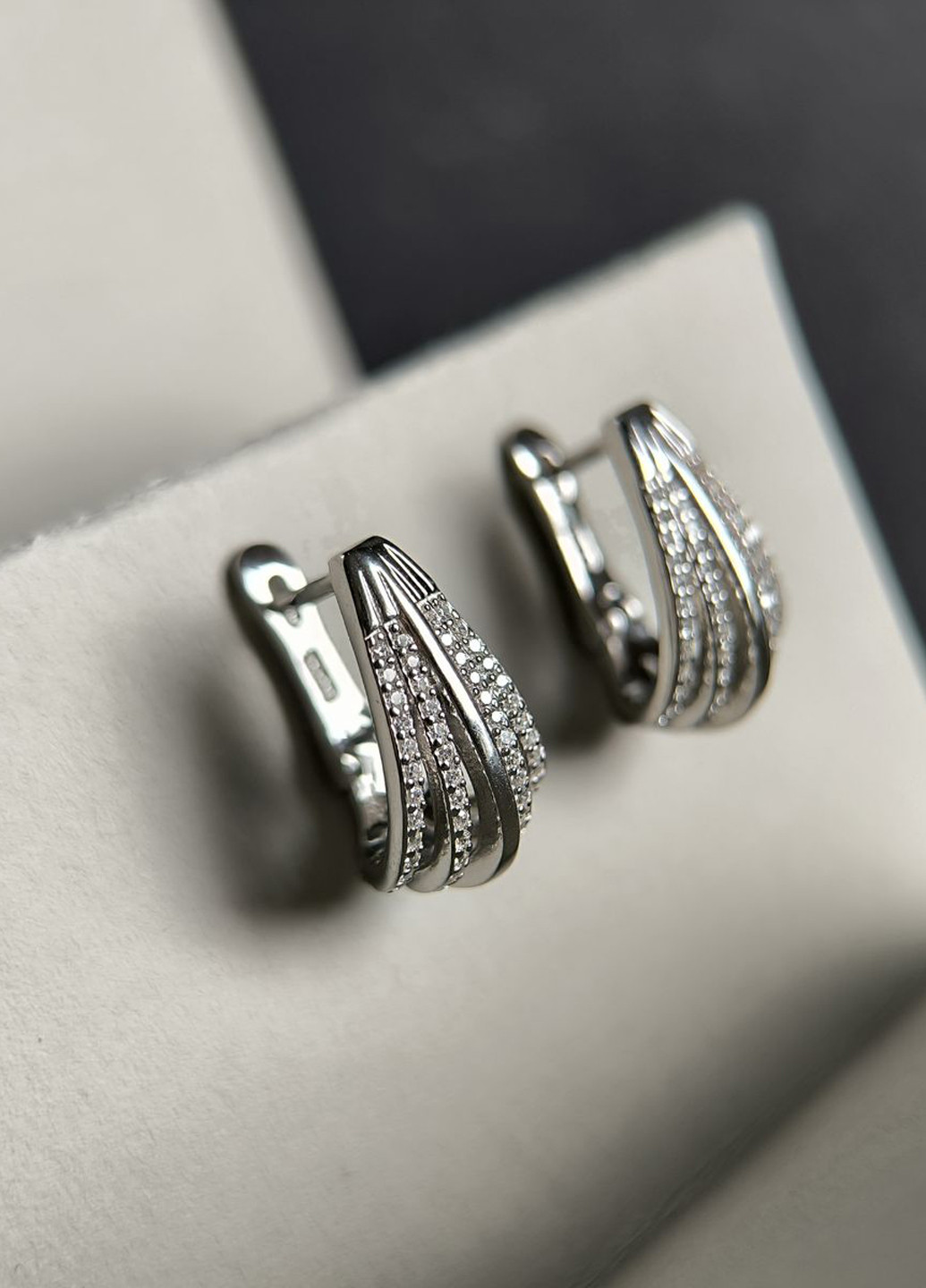 Серьги Silver Flame (350941314)