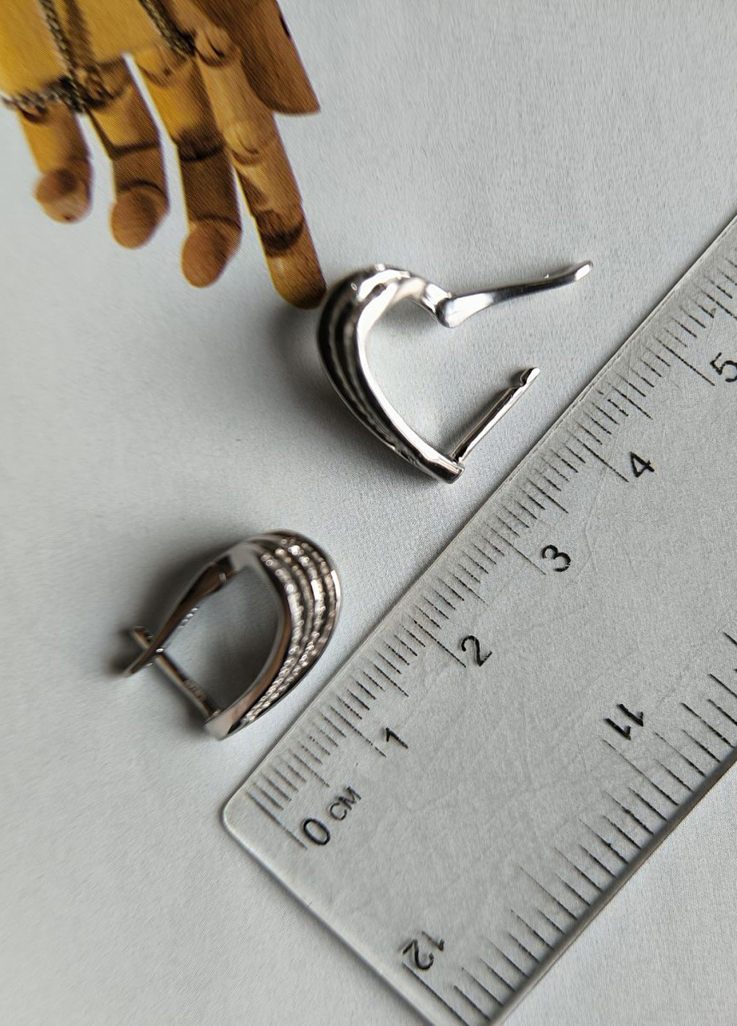 Серьги Silver Flame (350941314)