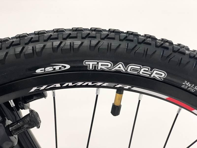 Горный подростковый алюминиевый велосипед -24 White Pink Япония Shimano MTB Черно-Красный Hammer (252058479)
