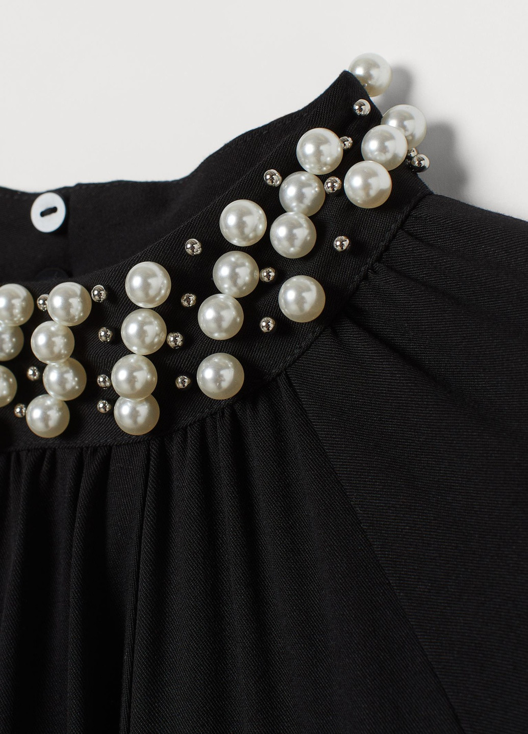 Черное кэжуал платье H&M однотонное