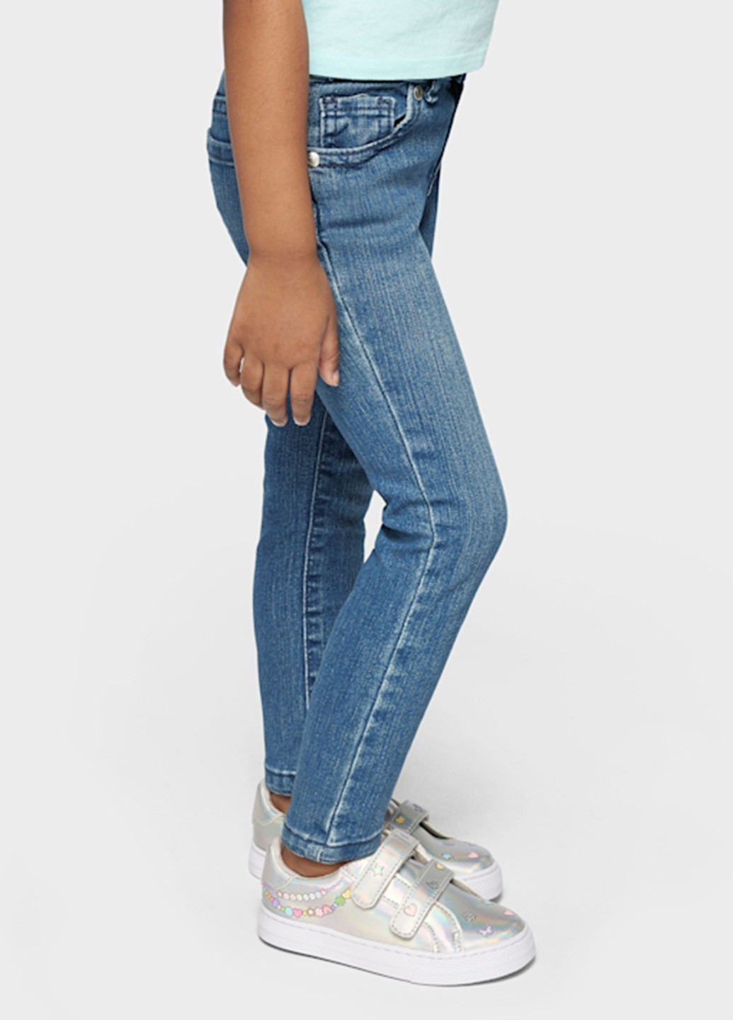 Светло-синие демисезонные зауженные джинсы The Children's Place