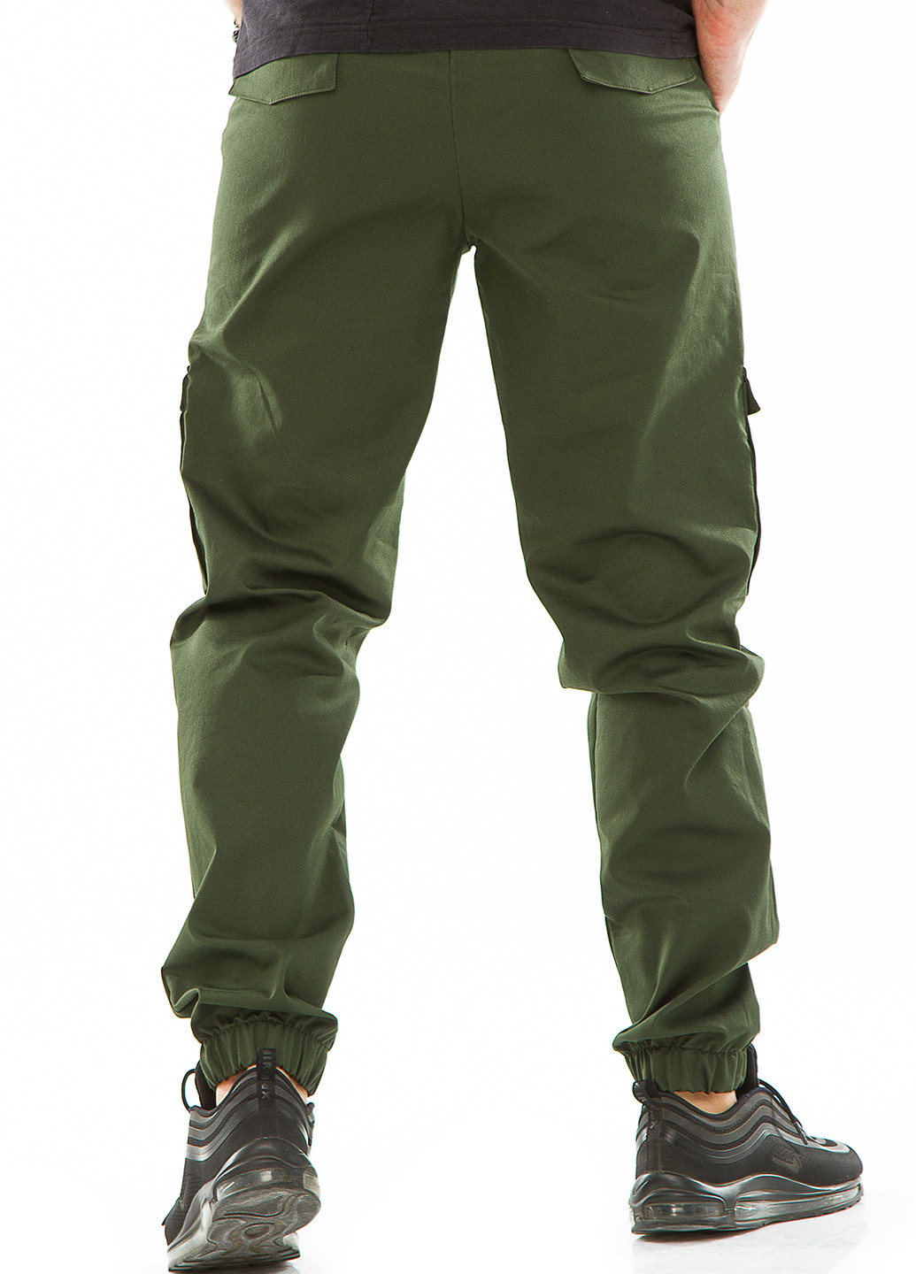 Зеленые кэжуал демисезонные джоггеры брюки Demma