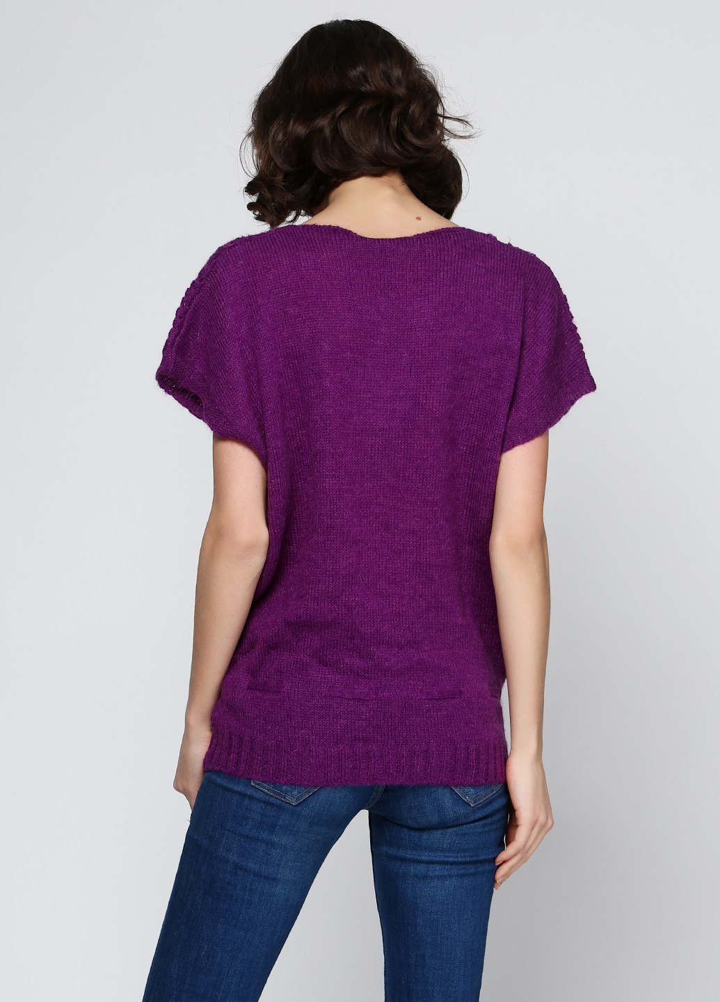 Фиолетовый демисезонный пуловер пуловер Gas