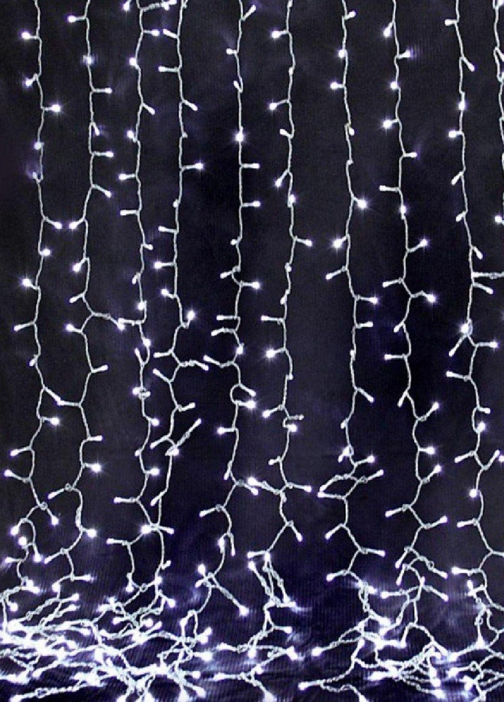 Новогодняя праздничная светодиодная гирлянда водопад 500 Led 3х2 м (473550-Prob) Белая Unbranded (255243155)