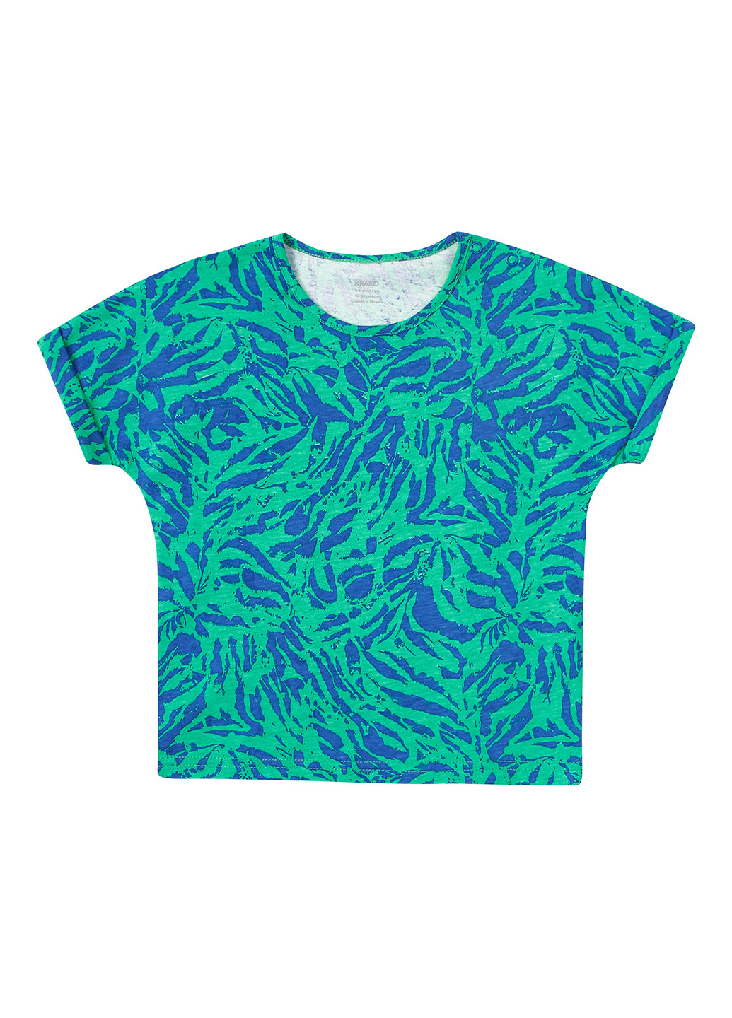 Бірюзова літня футболка KRAKO