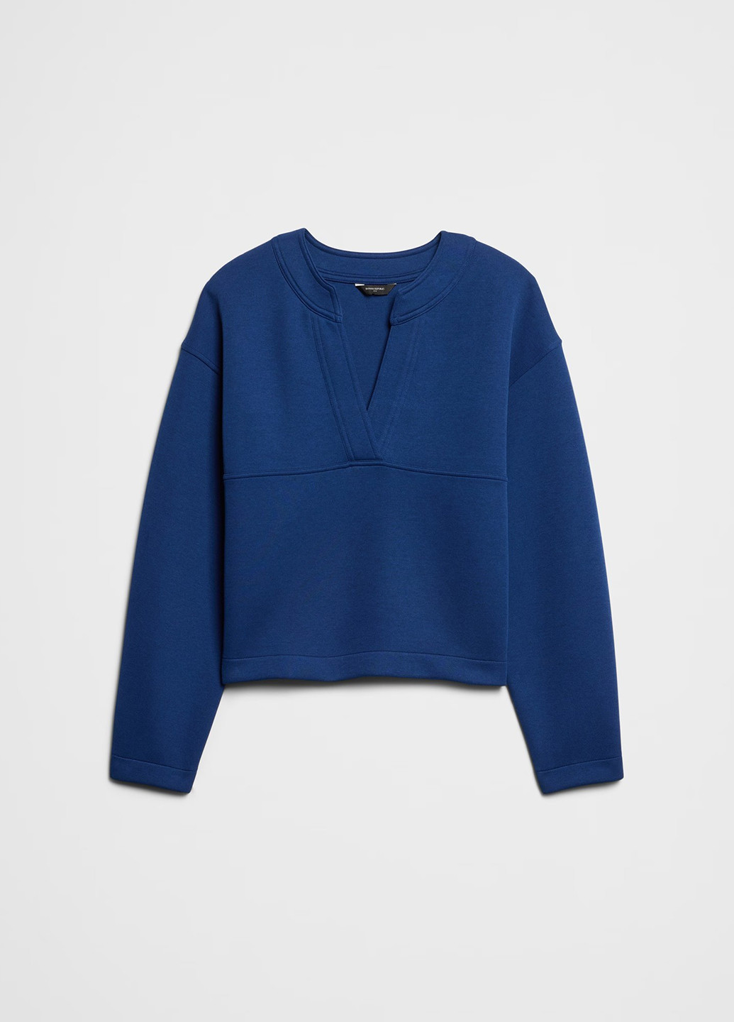 Синій світшот Banana Republic однотонний без декору (337650117)