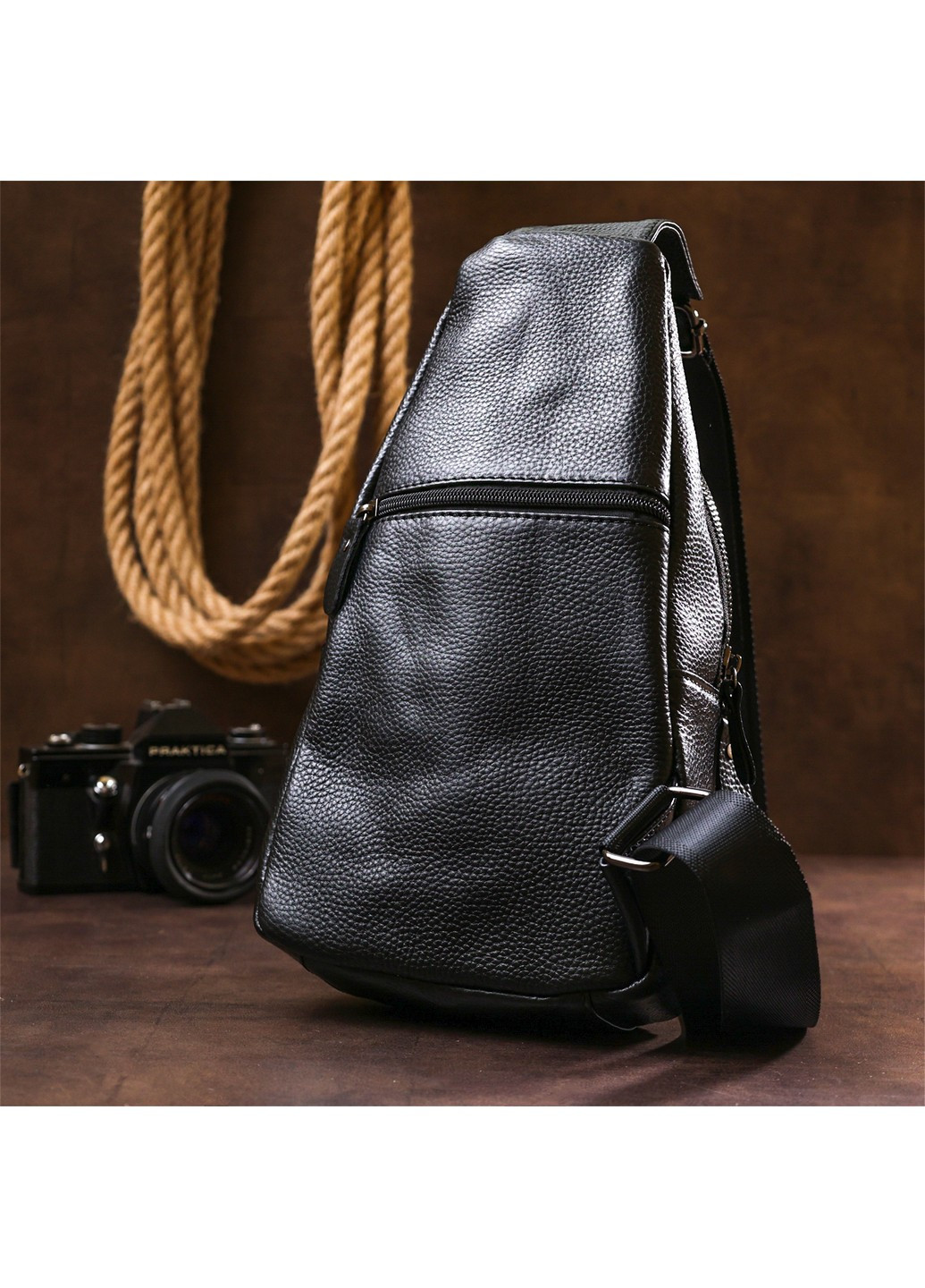 Кожаная сумка через плечо 17х31х7 см Vintage (253660163)