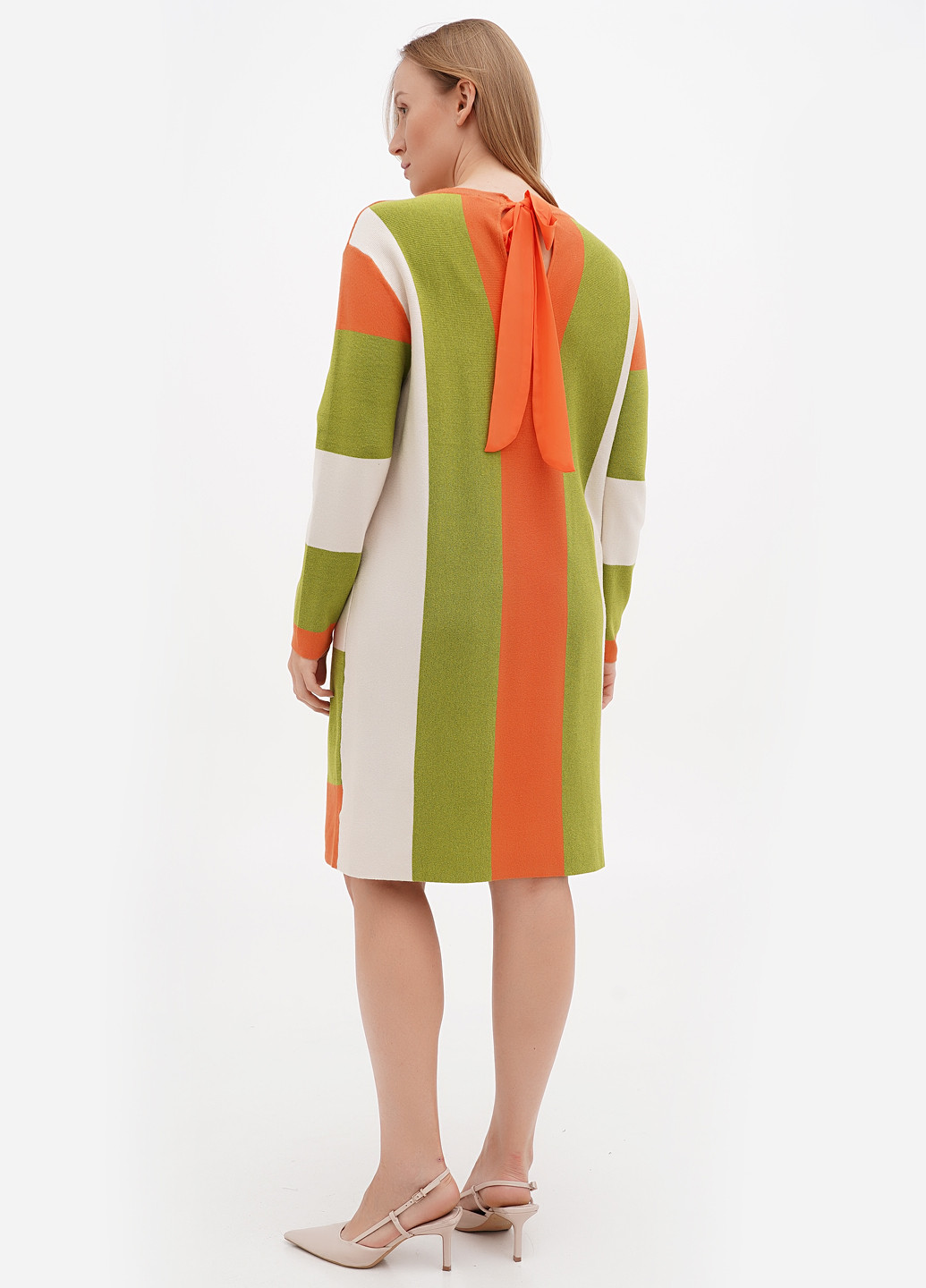 Комбінована кежуал сукня сукня светр Minority в смужку