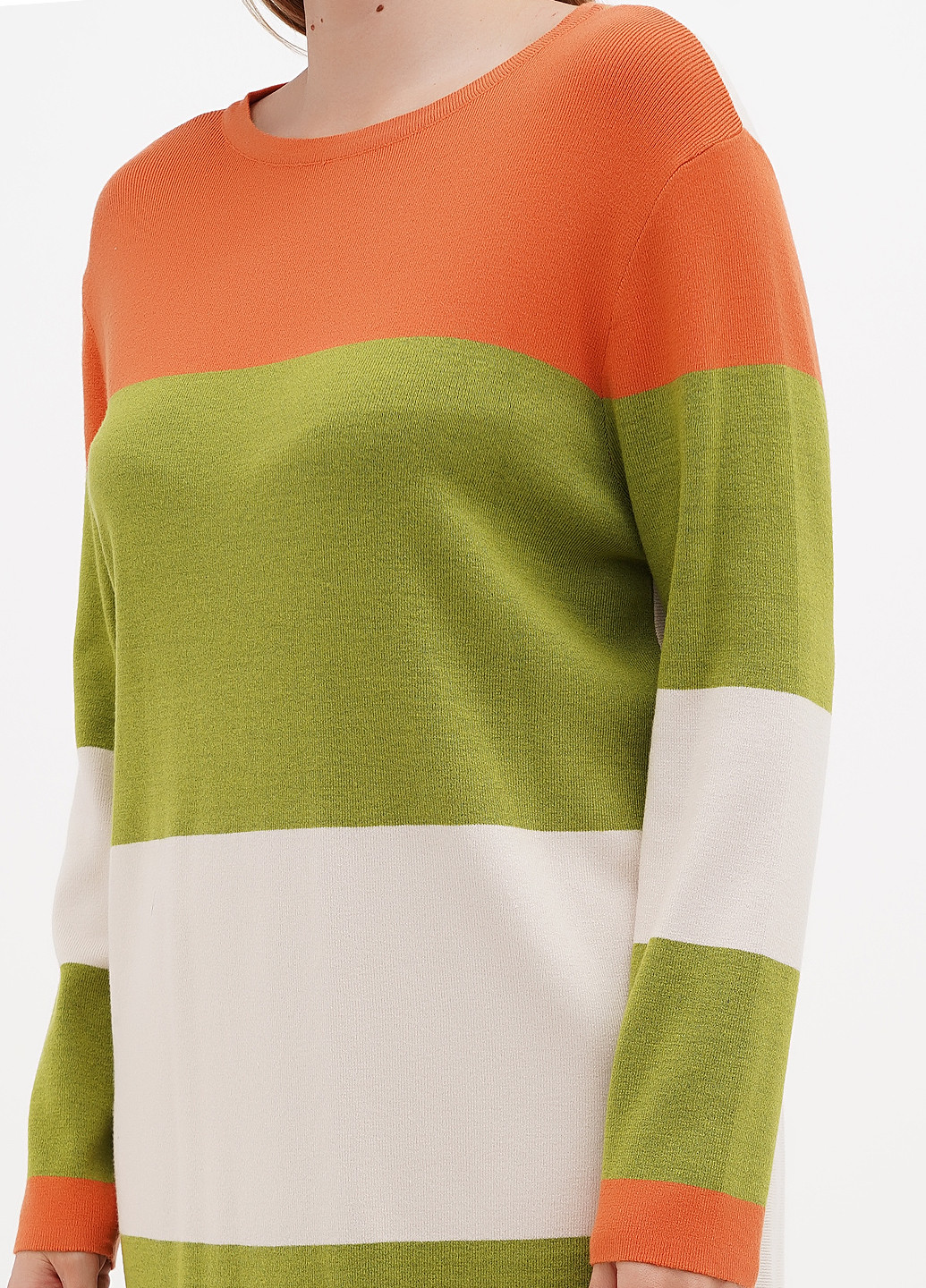 Комбінована кежуал сукня сукня светр Minority в смужку