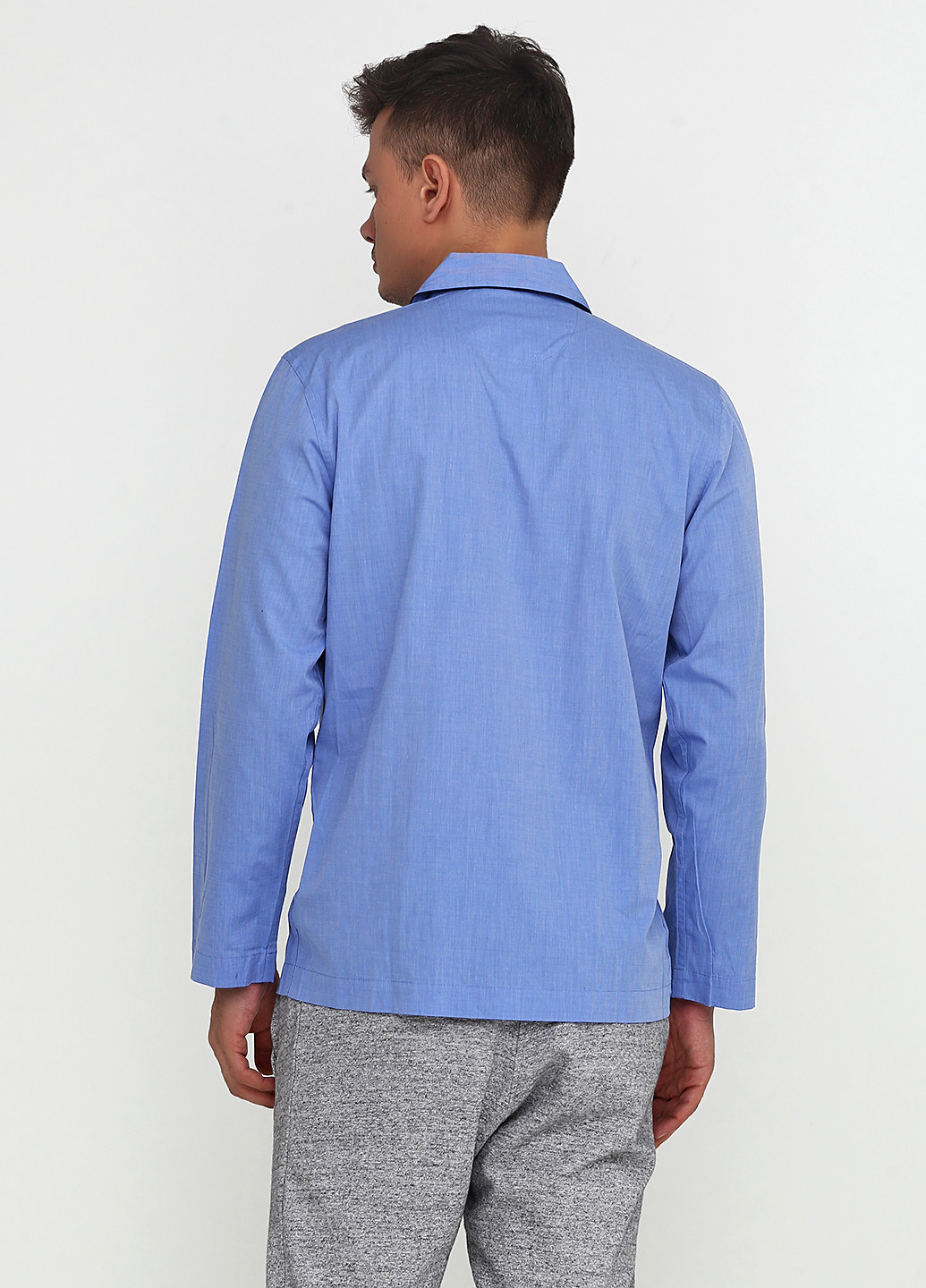 Голубой рубашка однотонная Ralph Lauren