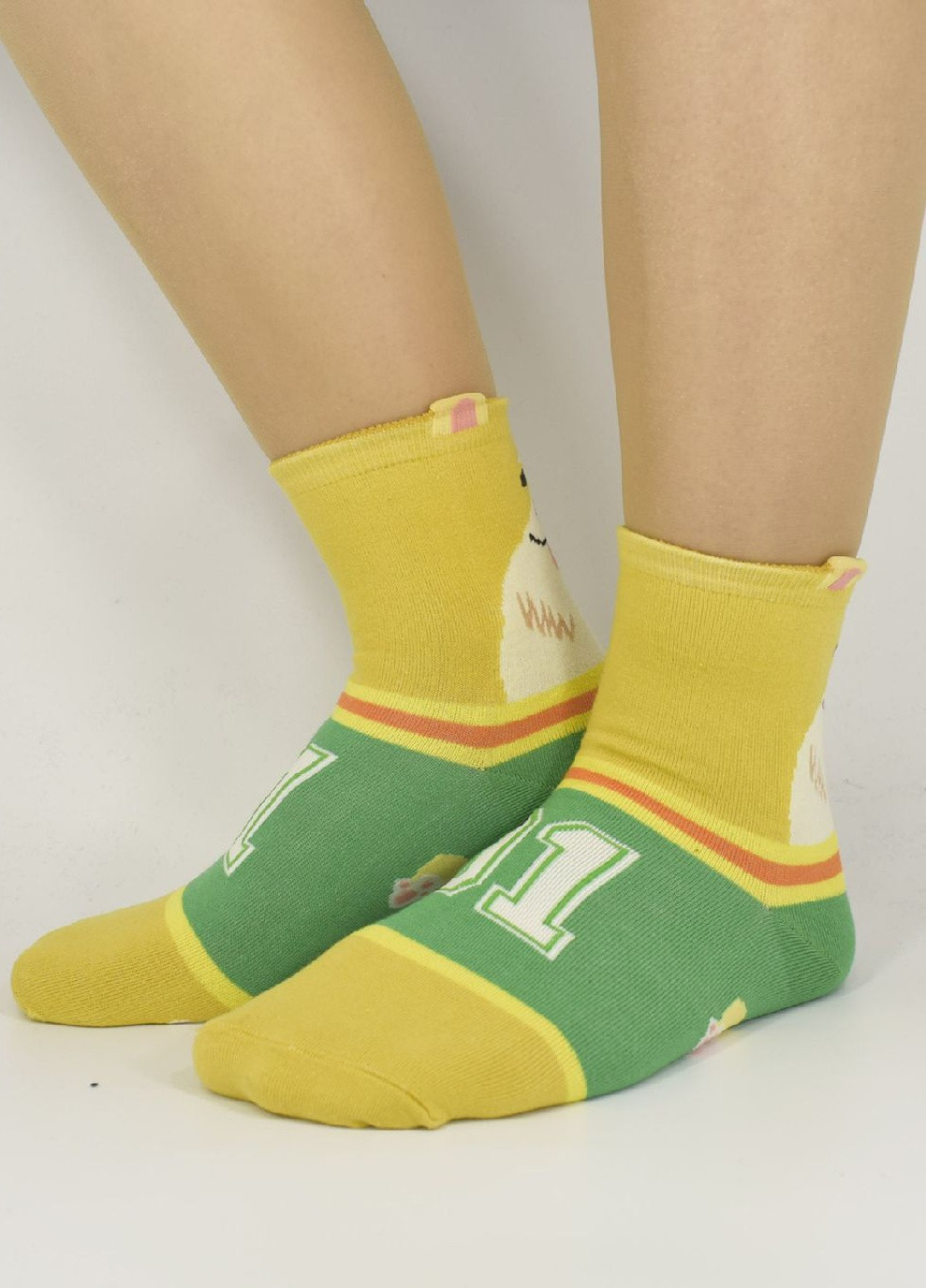 Жіночі шкарпетки Kaprizo абстрактні комбіновані повсякденні