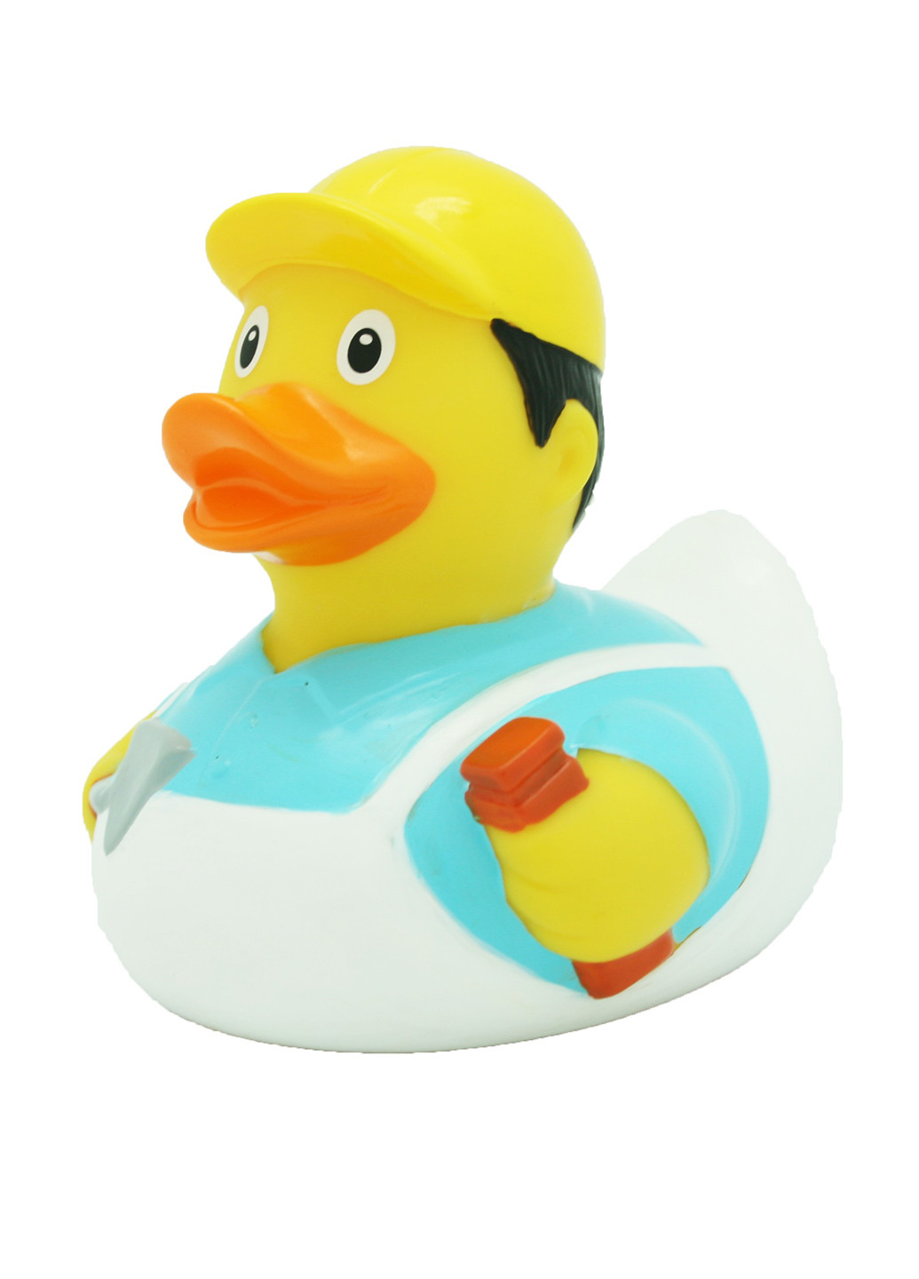 Игрушка для купания Утка Строитель, 8,5x8,5x7,5 см Funny Ducks (250618732)