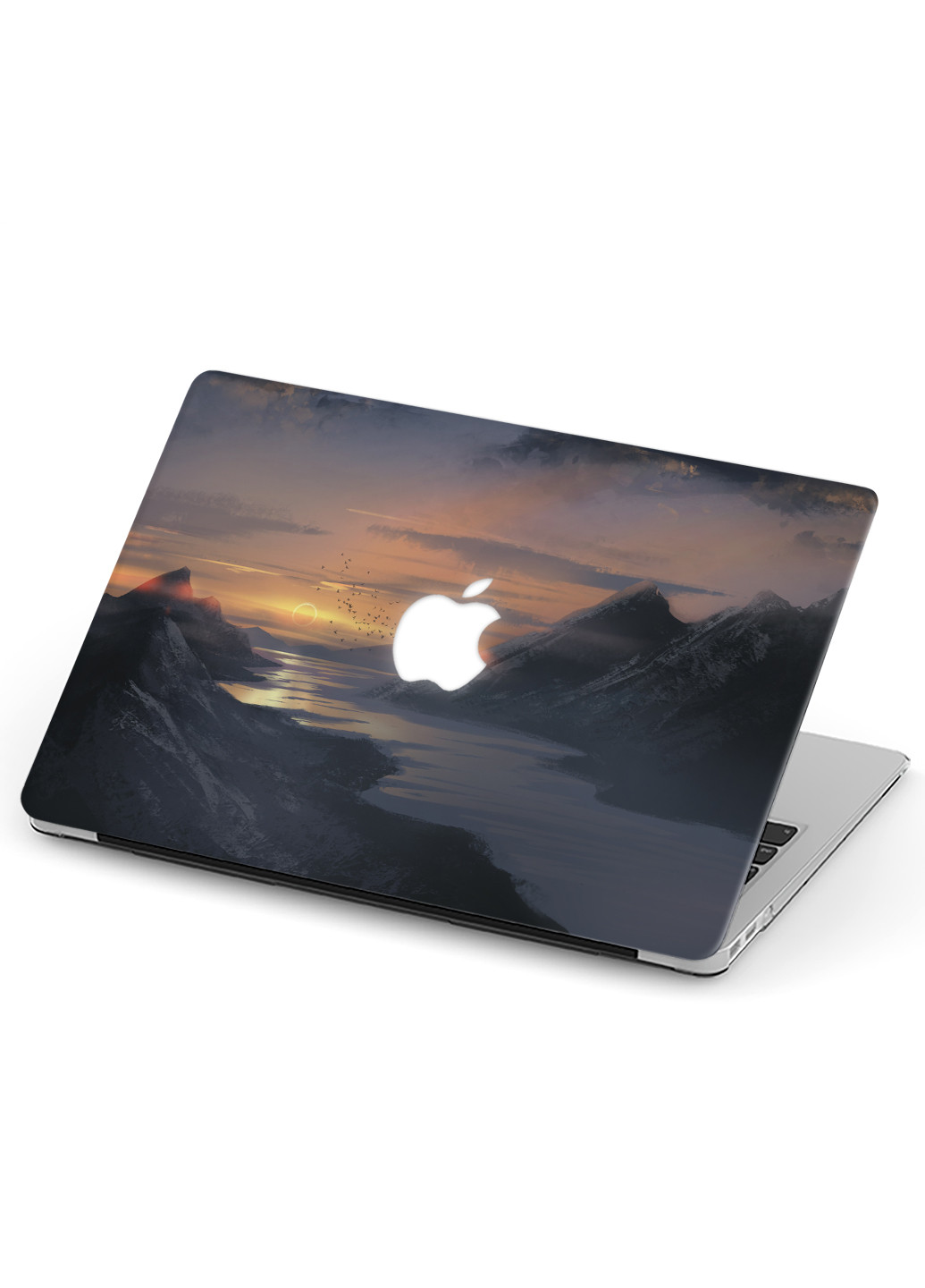 Чехол пластиковый для Apple MacBook Pro 16 A2141 Пейзажи (Red sky at morning) (9494-2489) MobiPrint (218857880)