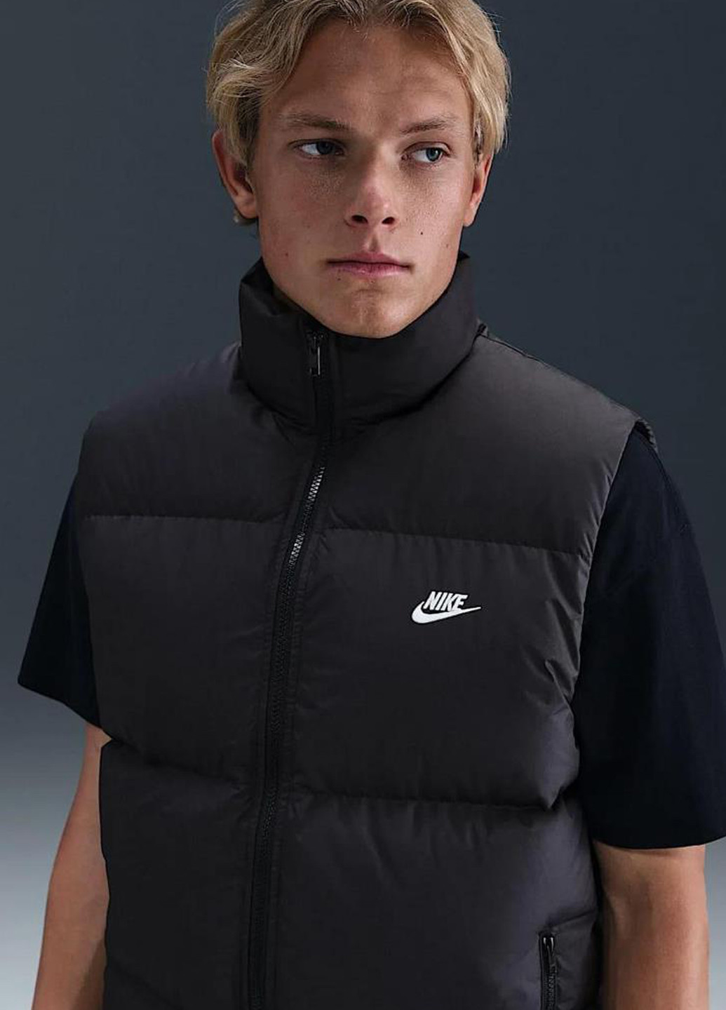 Жилет M TF CLUB PUFFER VEST 650 IB2977-010 Nike M NK TF CLUB PUFFER VEST 650 (369766484)