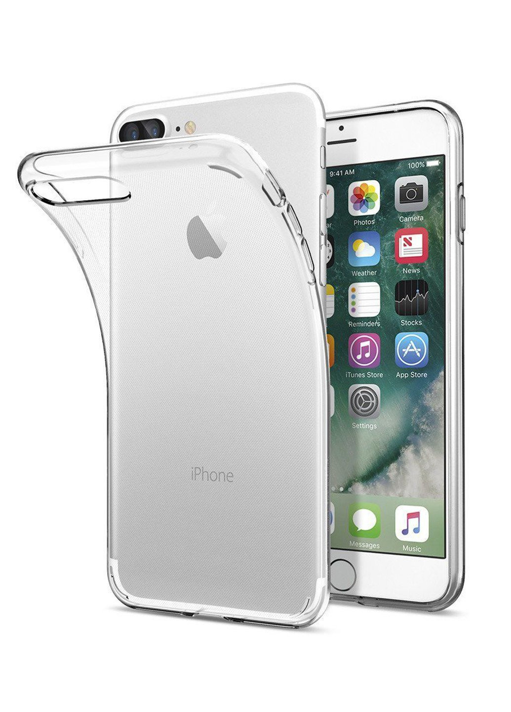 Чехол силиконовый тонкий для iPhone 6/6s clear P.A.C. (219294668)