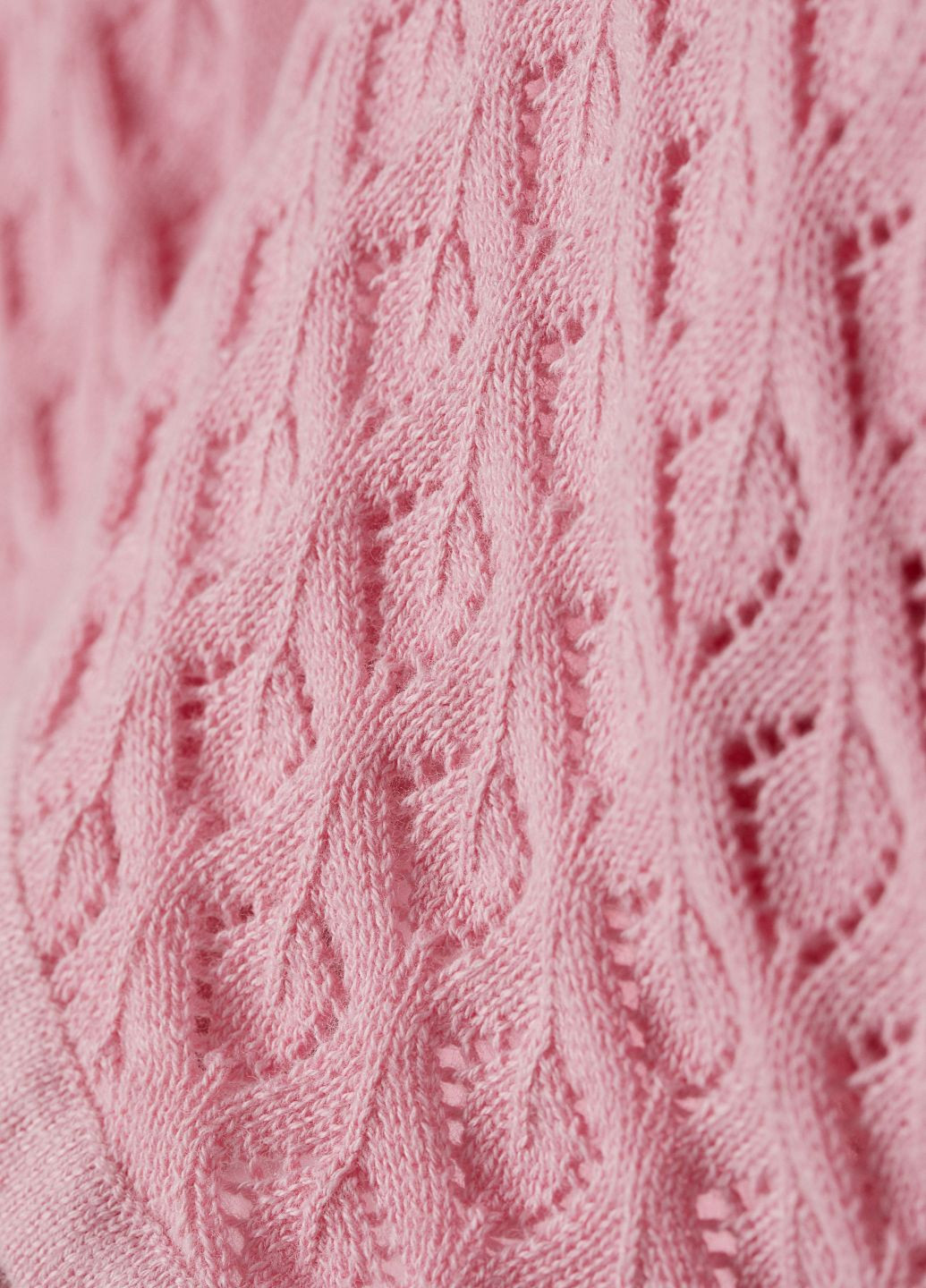 Болеро H&M однотонное розовое кэжуал хлопок