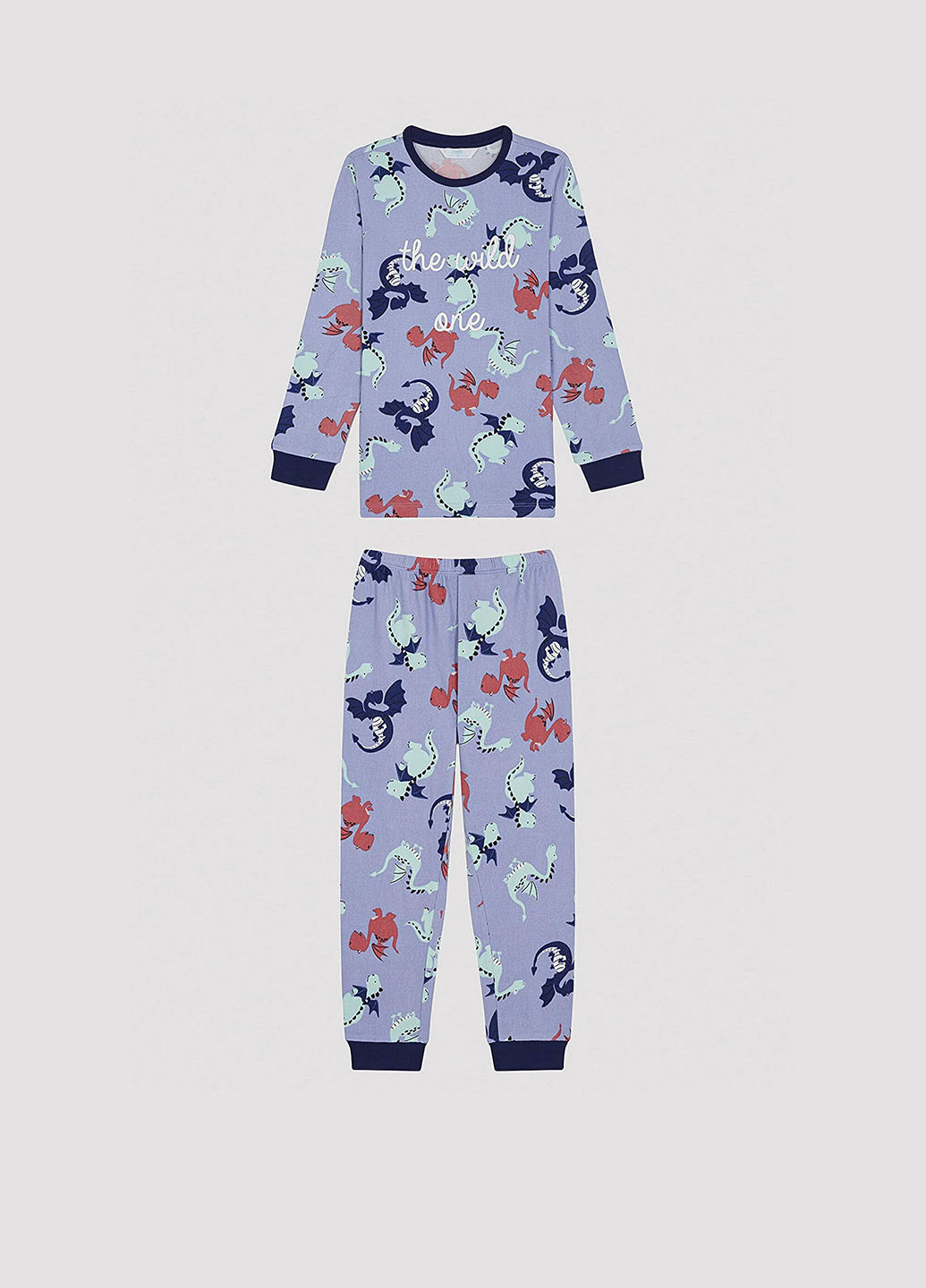 Голубая всесезон пижама (лонгслив, брюки) лонгслив + брюки Penti