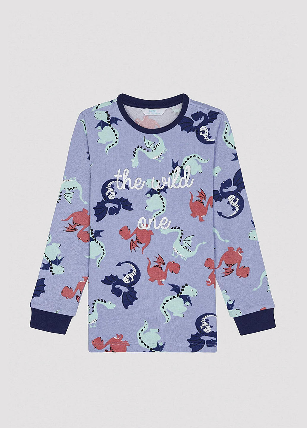 Голубая всесезон пижама (лонгслив, брюки) лонгслив + брюки Penti