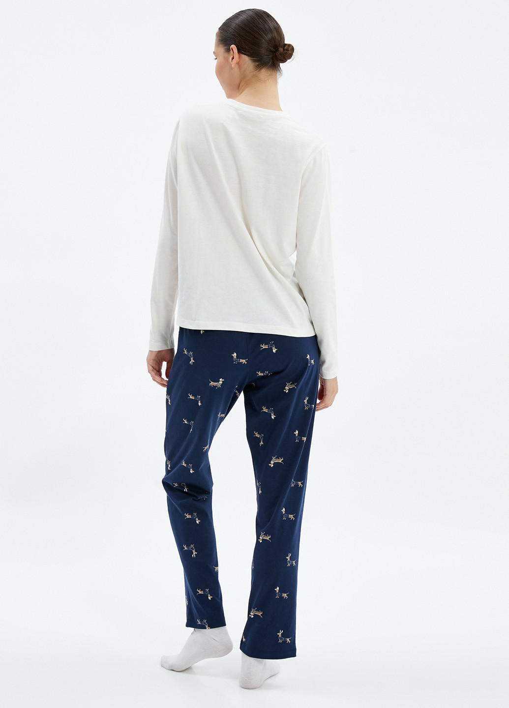 Комбинированная всесезон пижама (лонгслив, брюки) лонгслив + брюки KOTON