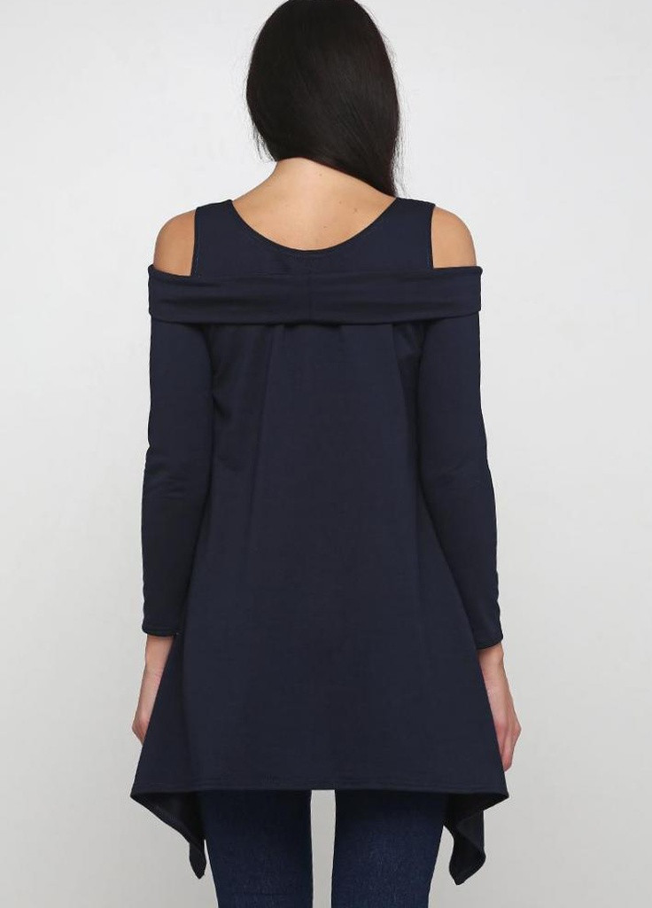 Оригинальное свободное платье-туника с вырезами на плечах и удлиненными уголками юбки Dahlia Podium (243567937)