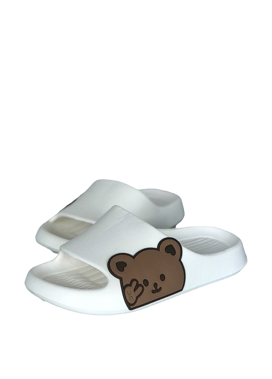 Белые шлепанцы Luck Line