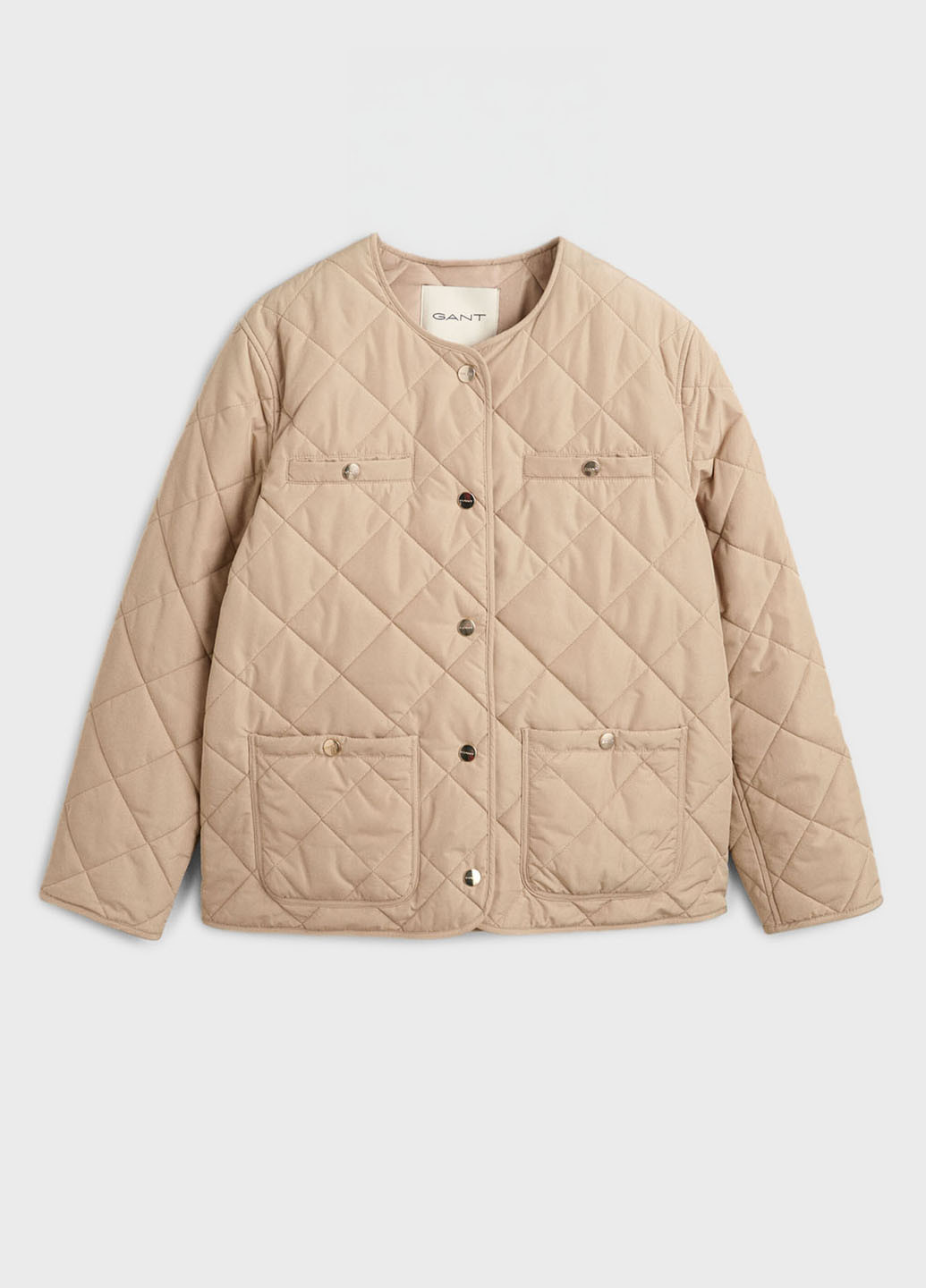 Светло-бежевая демисезонная куртка Gant