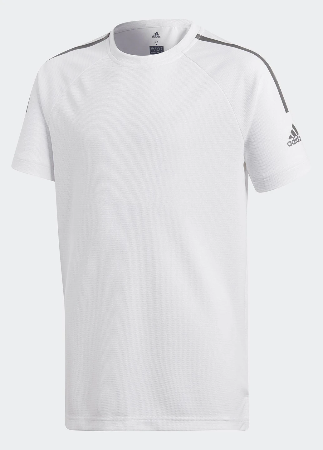 Біла демісезонна футболка з коротким рукавом adidas